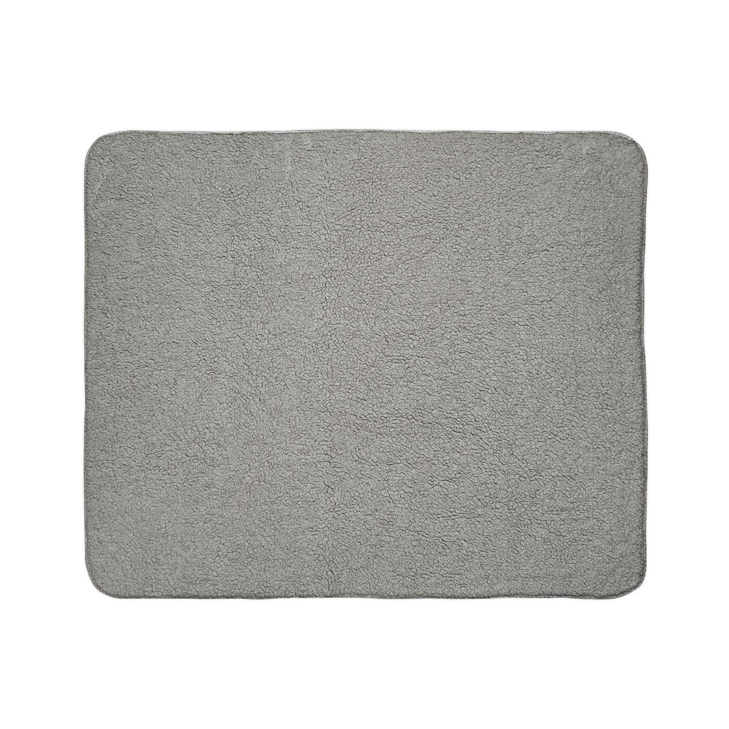 Festive Christmas Reindeer Fleece Sherpa Blanket - Blue Cava