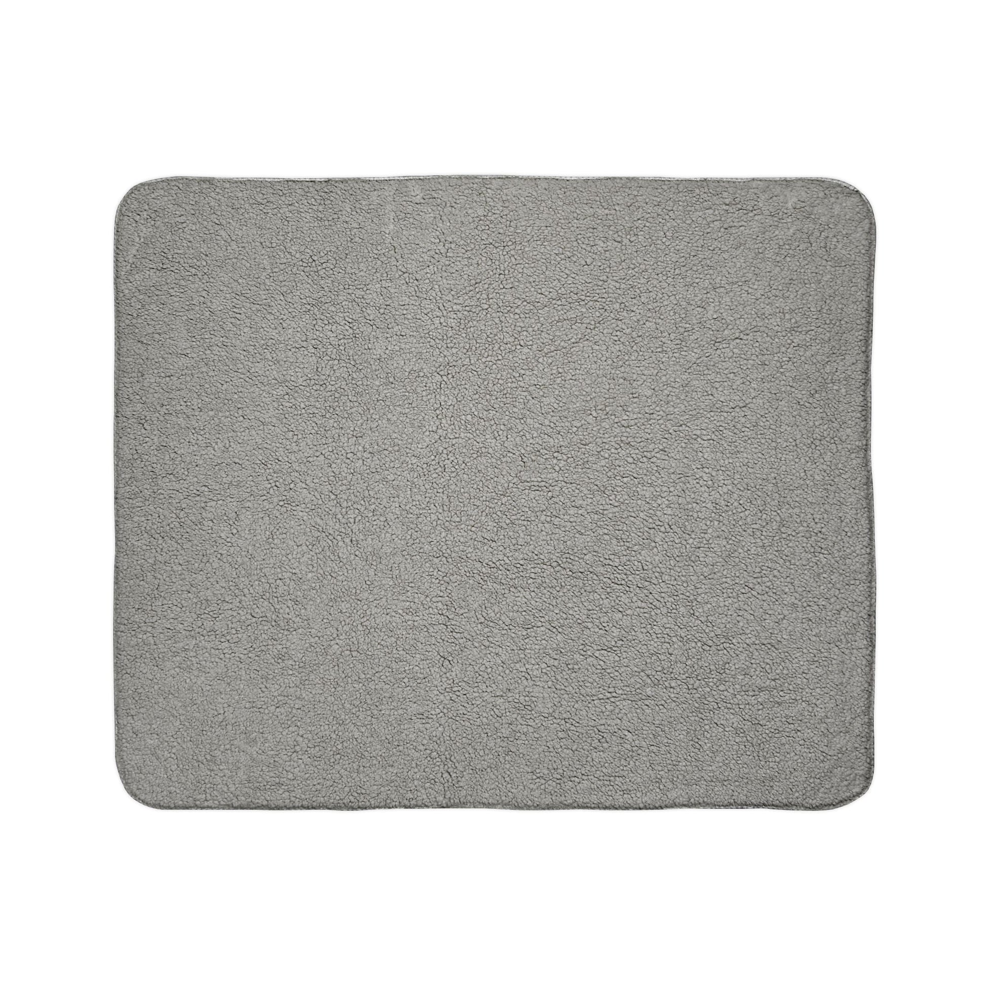 Festive Christmas Reindeer Fleece Sherpa Blanket - Blue Cava