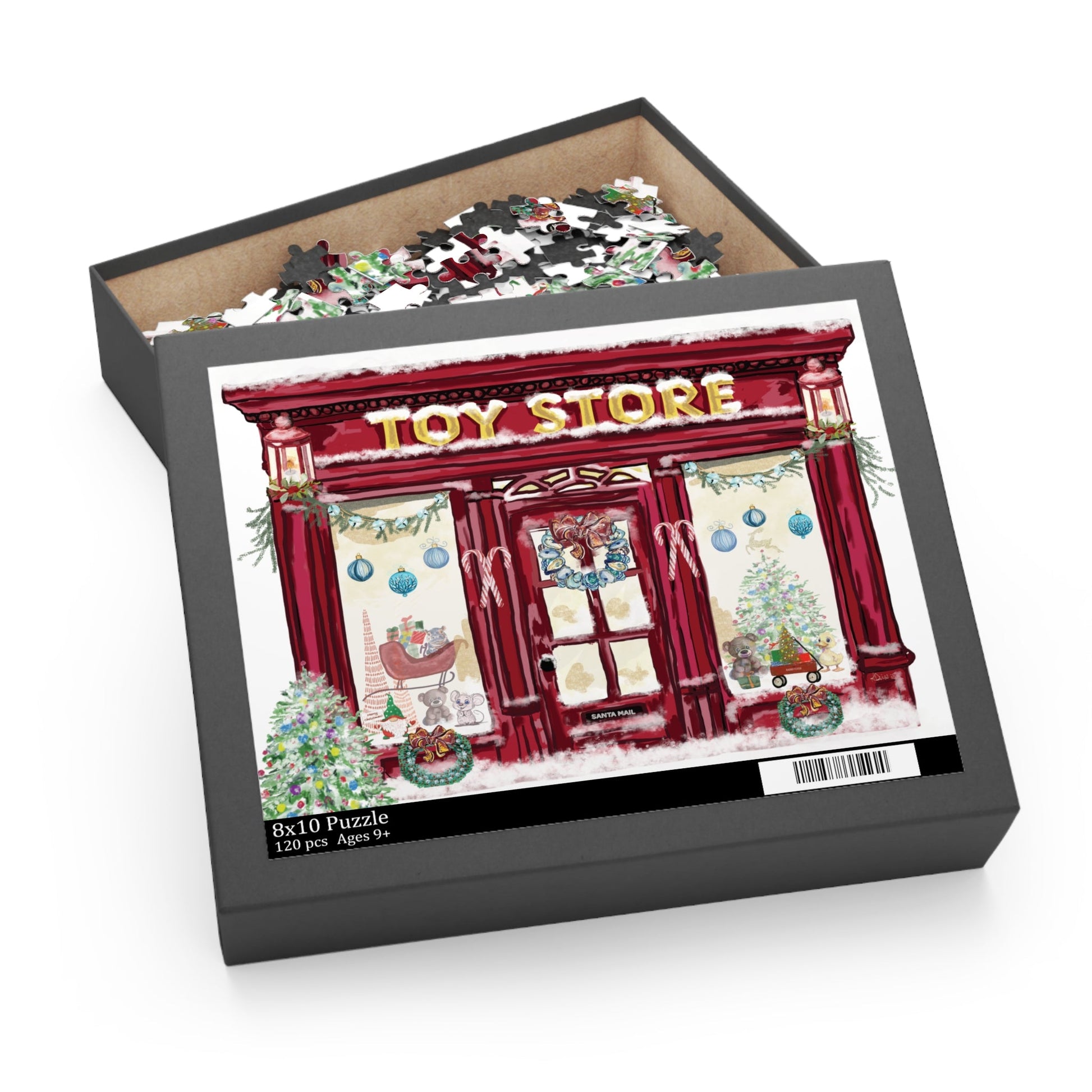 Festive Toy Store Puzzle | Holiday Family Fun - Blue Cava