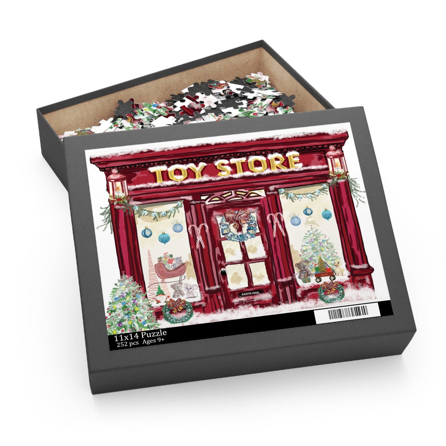 Festive Toy Store Puzzle | Holiday Family Fun - Blue Cava