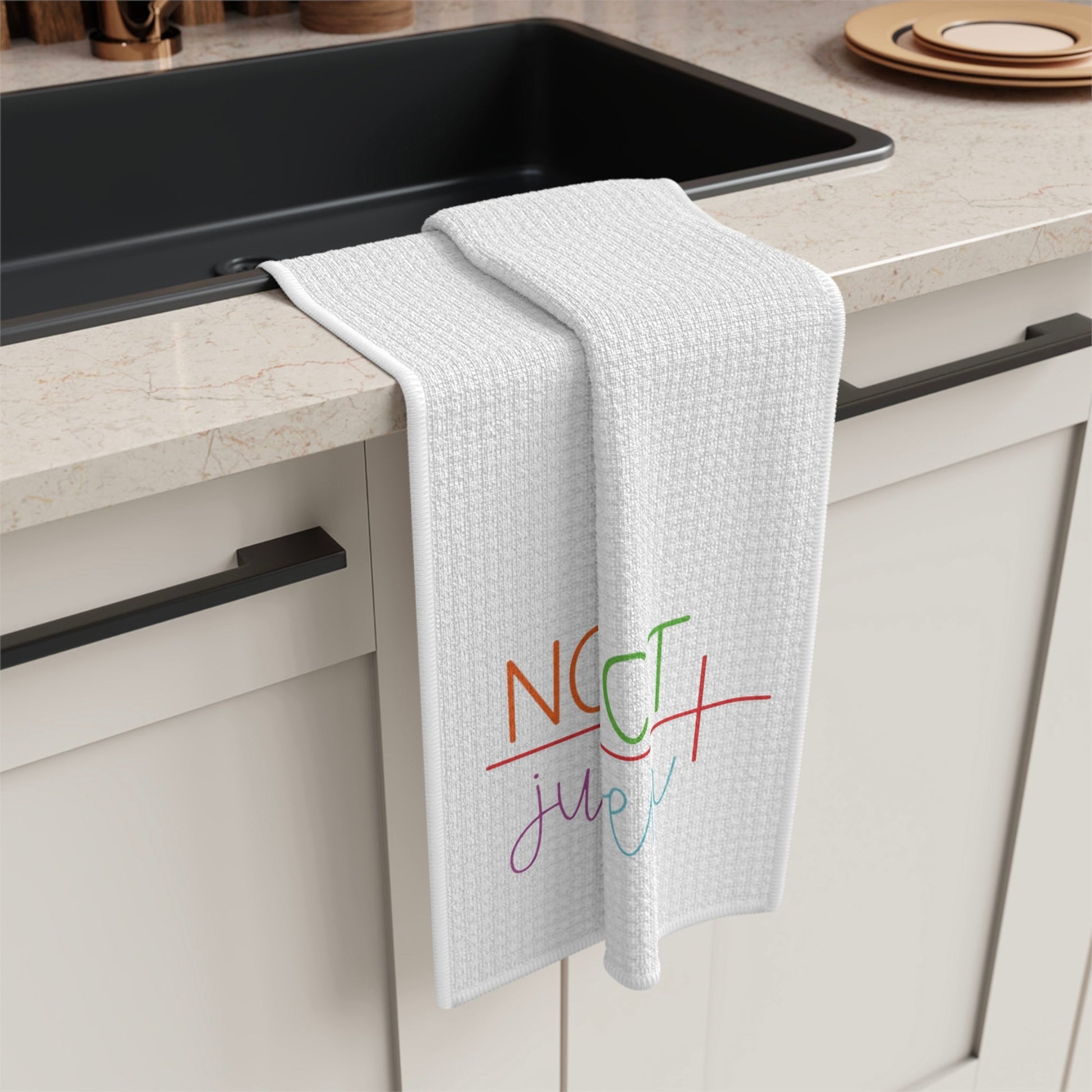 Forgiven Microfiber Waffle Towel - Blue Cava
