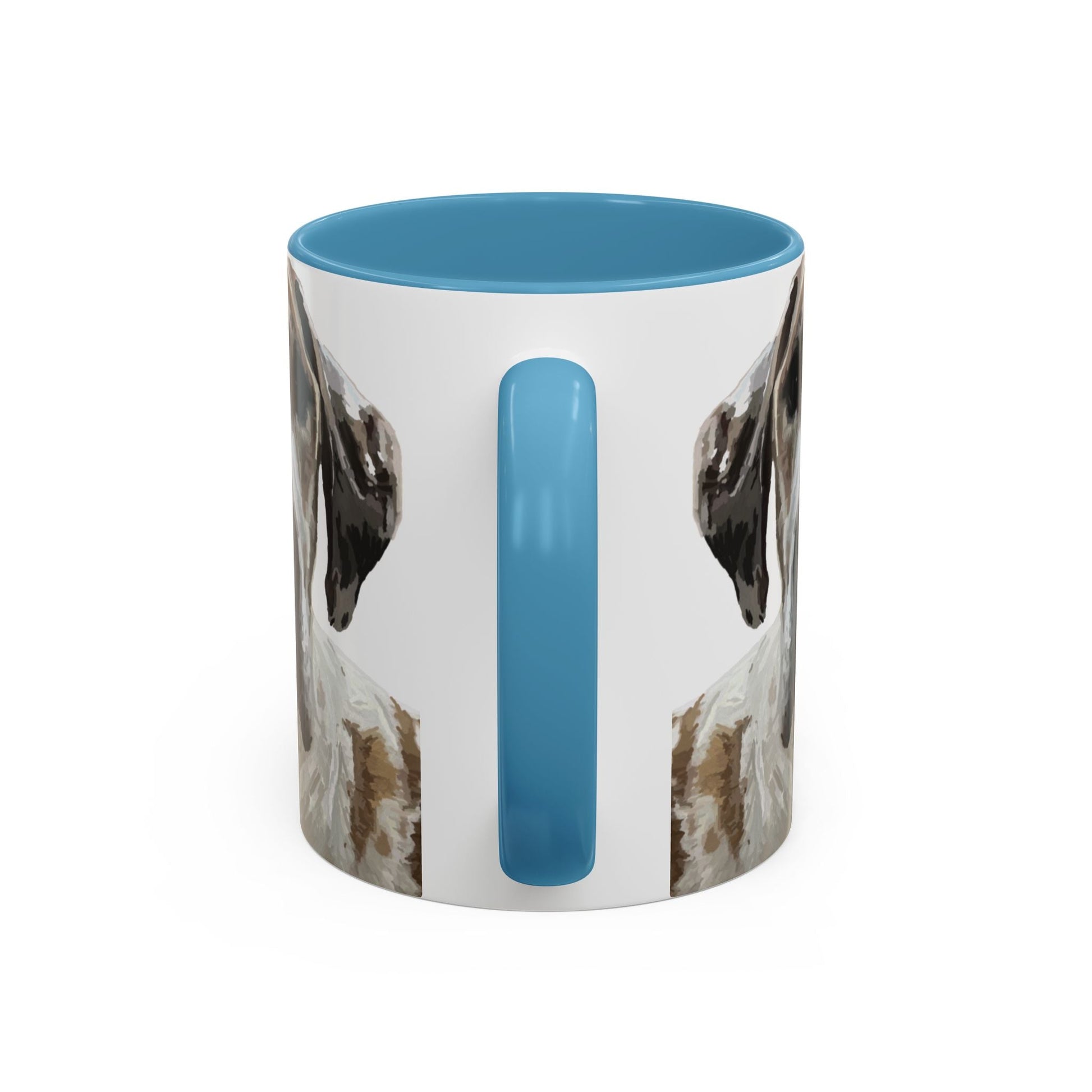 Great Dane Two Tone Ceramic Mug - 11 oz & 15 oz - Blue Cava