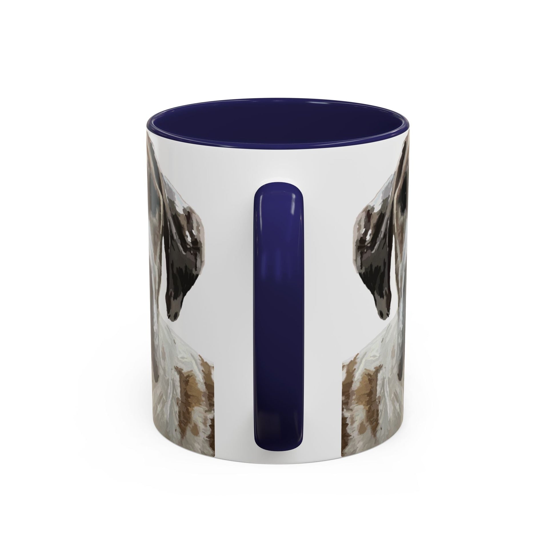 Great Dane Two Tone Ceramic Mug - 11 oz & 15 oz - Blue Cava