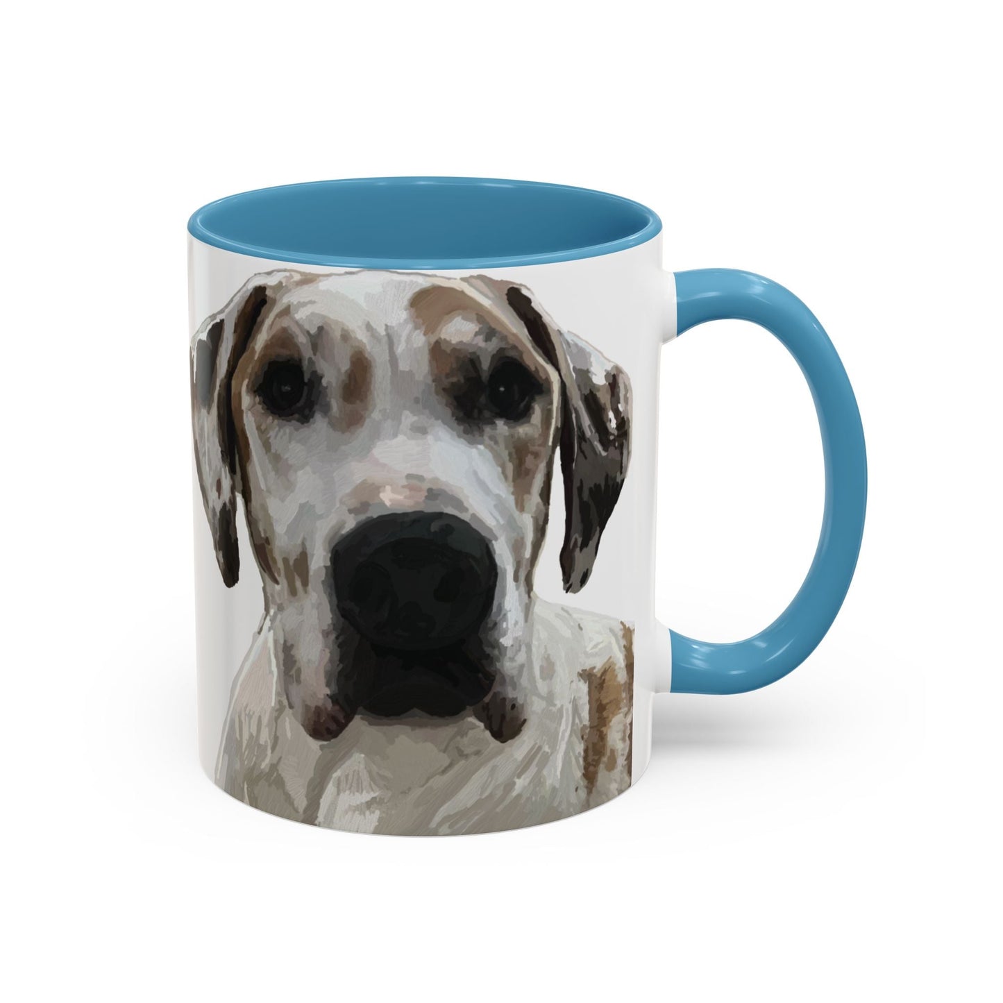 Great Dane Two Tone Ceramic Mug - 11 oz & 15 oz - Blue Cava