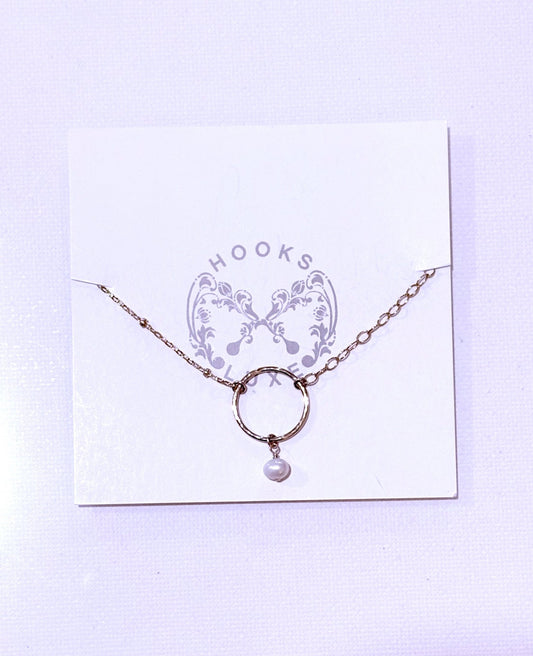 Hammered Circle Charm Bracelets - Hooks and Luxe - Blue Cava