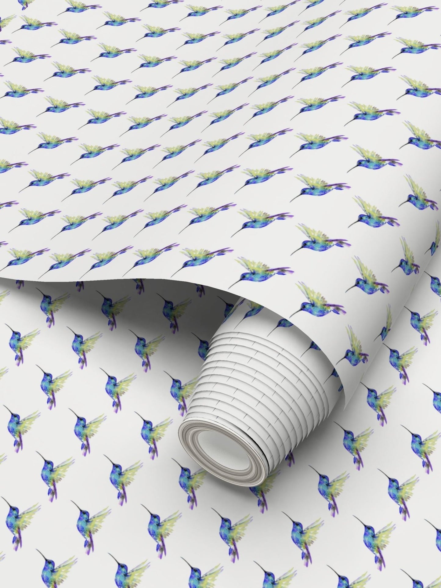Hummingbird Premium Wallpaper - Blue Cava