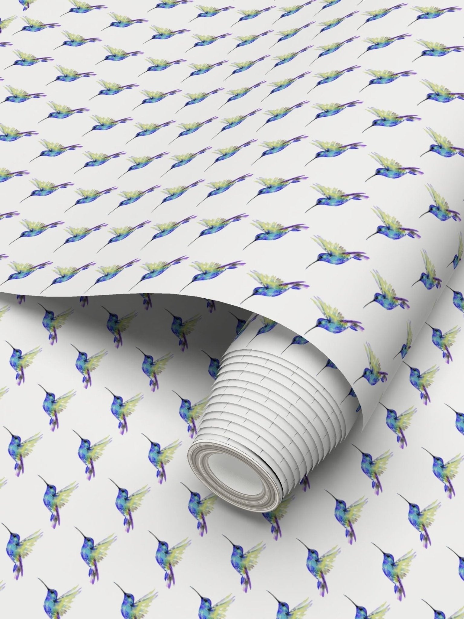 Hummingbird Premium Wallpaper - Blue Cava