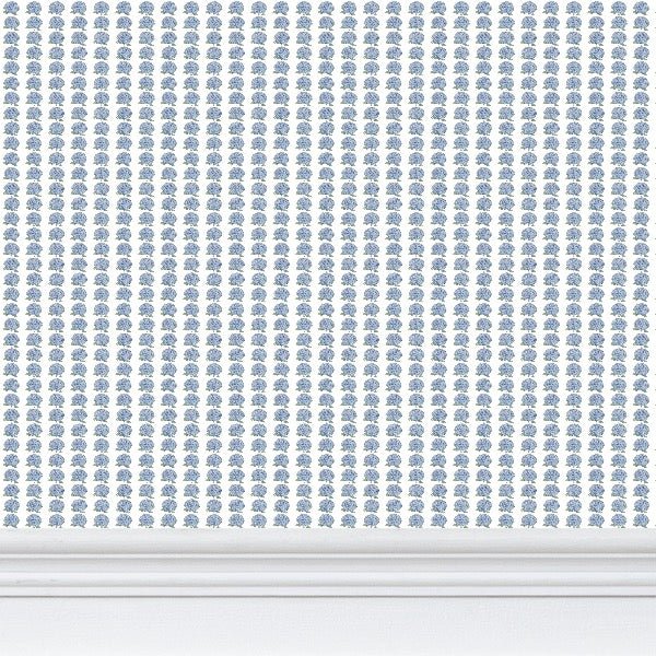 Hydrangea Wallpaper - Blue Cava