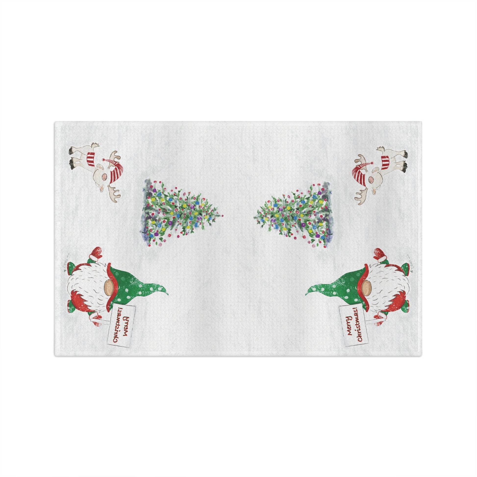 Kringle and Friend Microfiber Waffle Towel - Blue Cava
