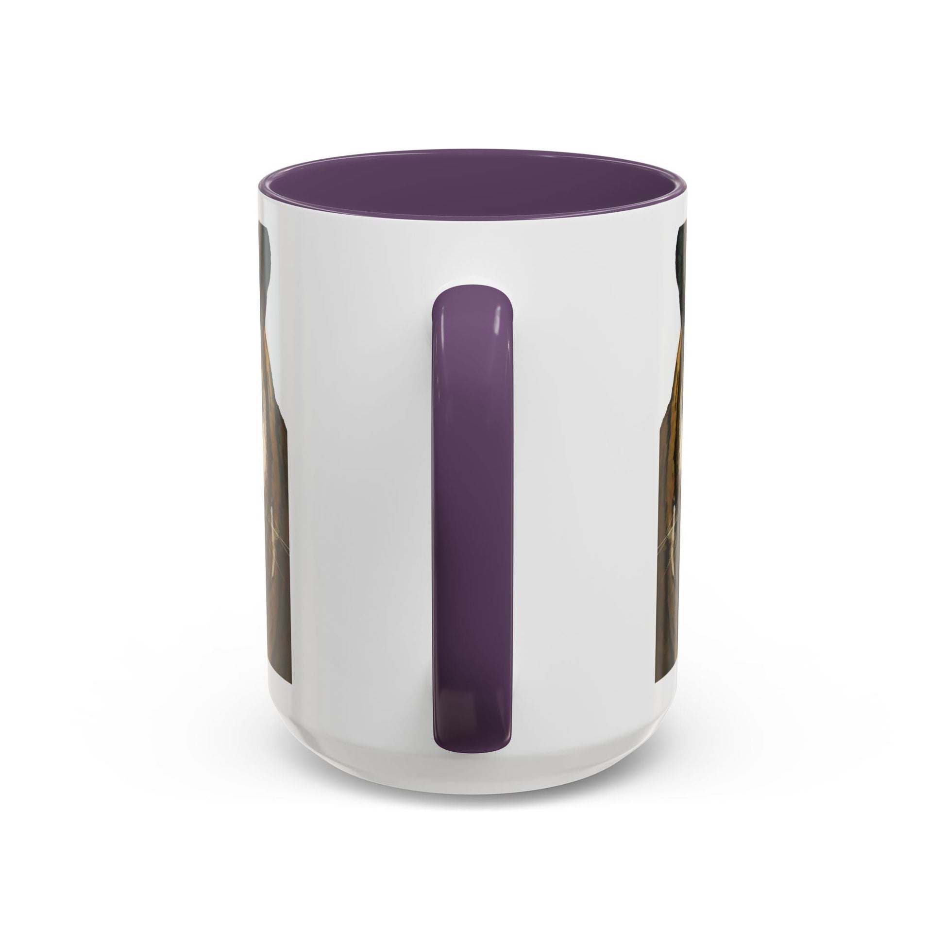 Majestic Tiger Two Tone Ceramic Coffee Mug - 11 oz & 15 oz - Blue Cava