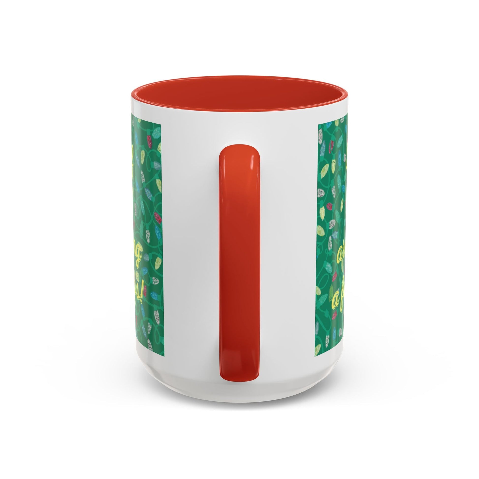Missing Christmas Bulbs Accent Coffee Mug (11os & 15oz) - Blue Cava