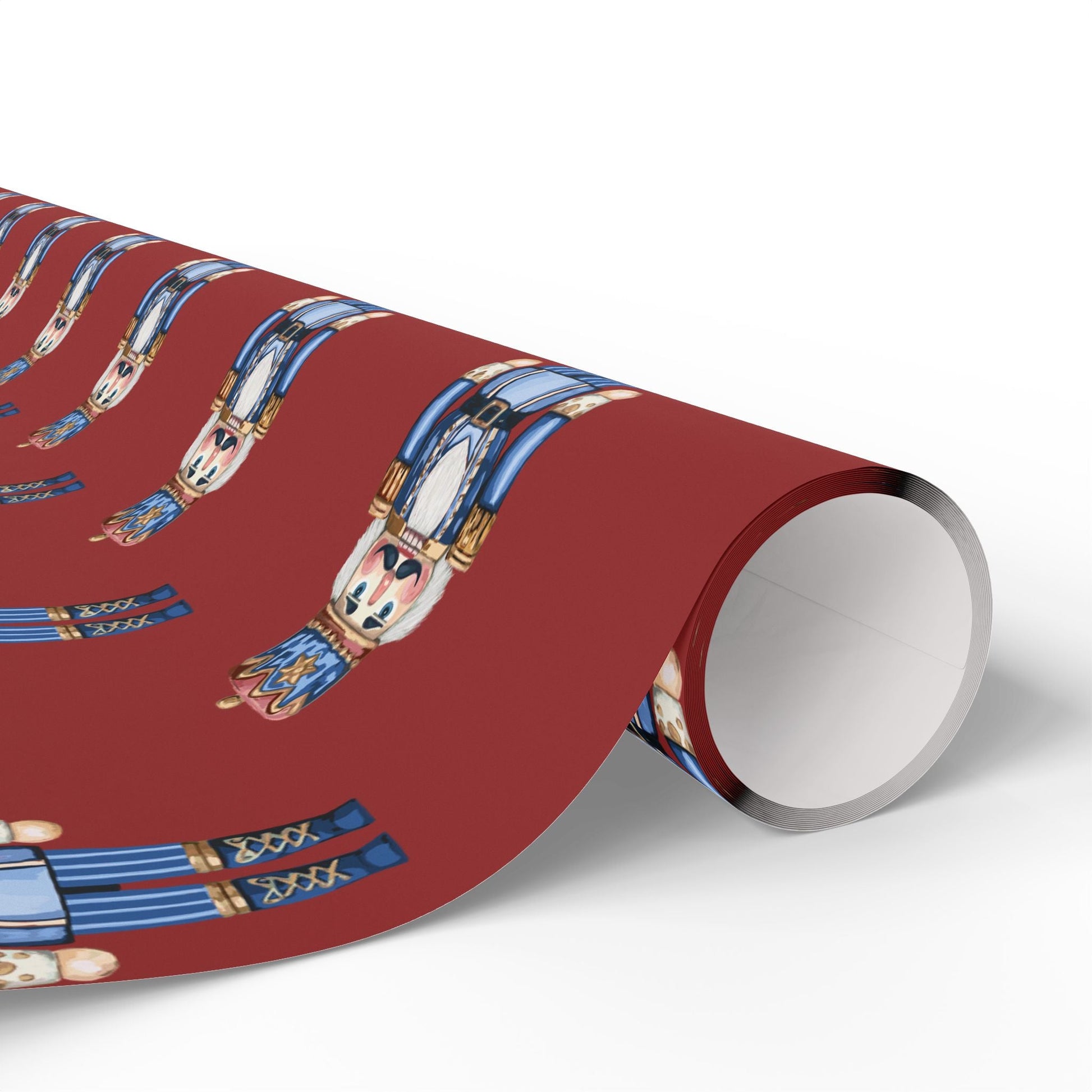 Nutcracker Wrapping Paper – Fun Gift Wrap, Christmas, - Blue Cava