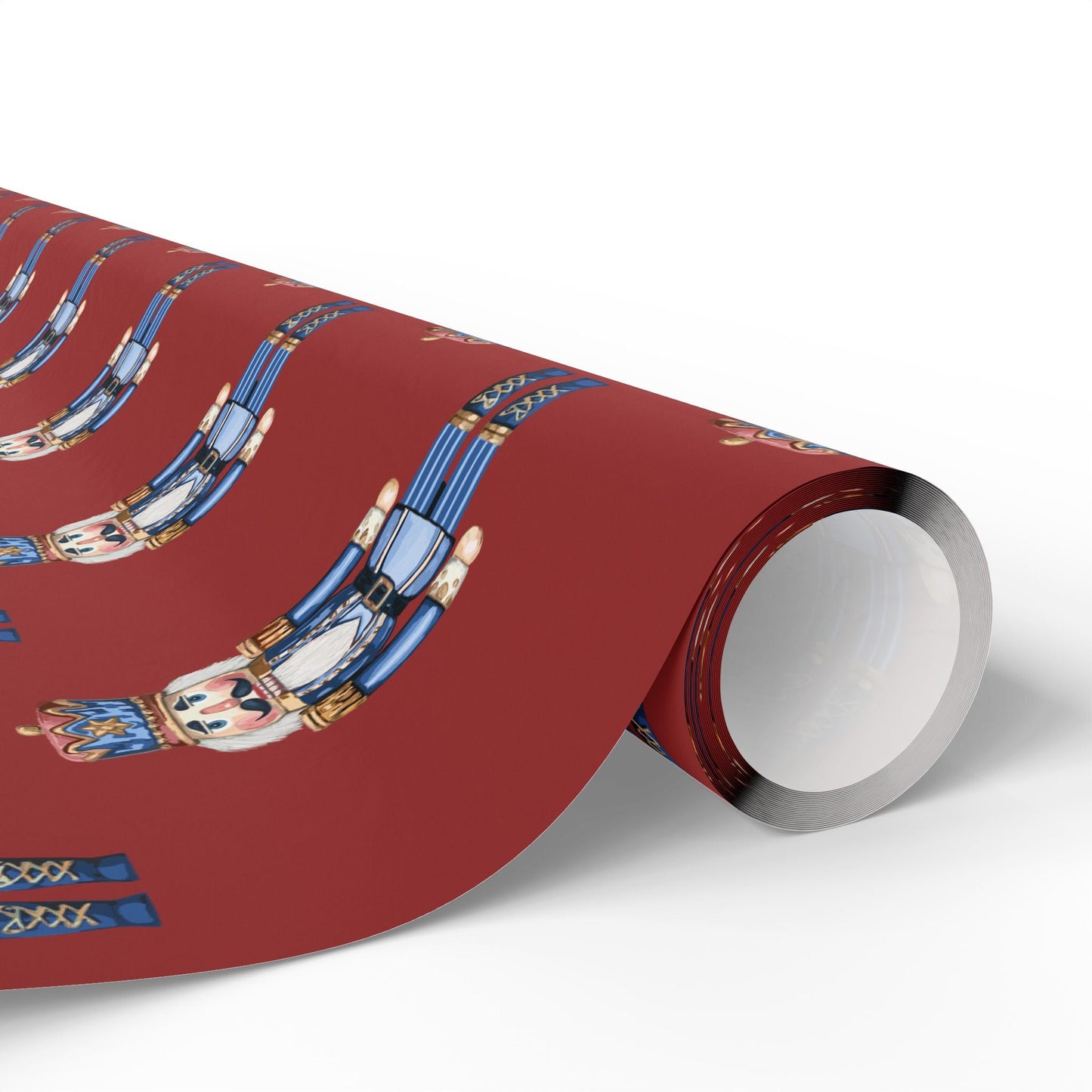 Nutcracker Wrapping Paper – Fun Gift Wrap, Christmas, - Blue Cava