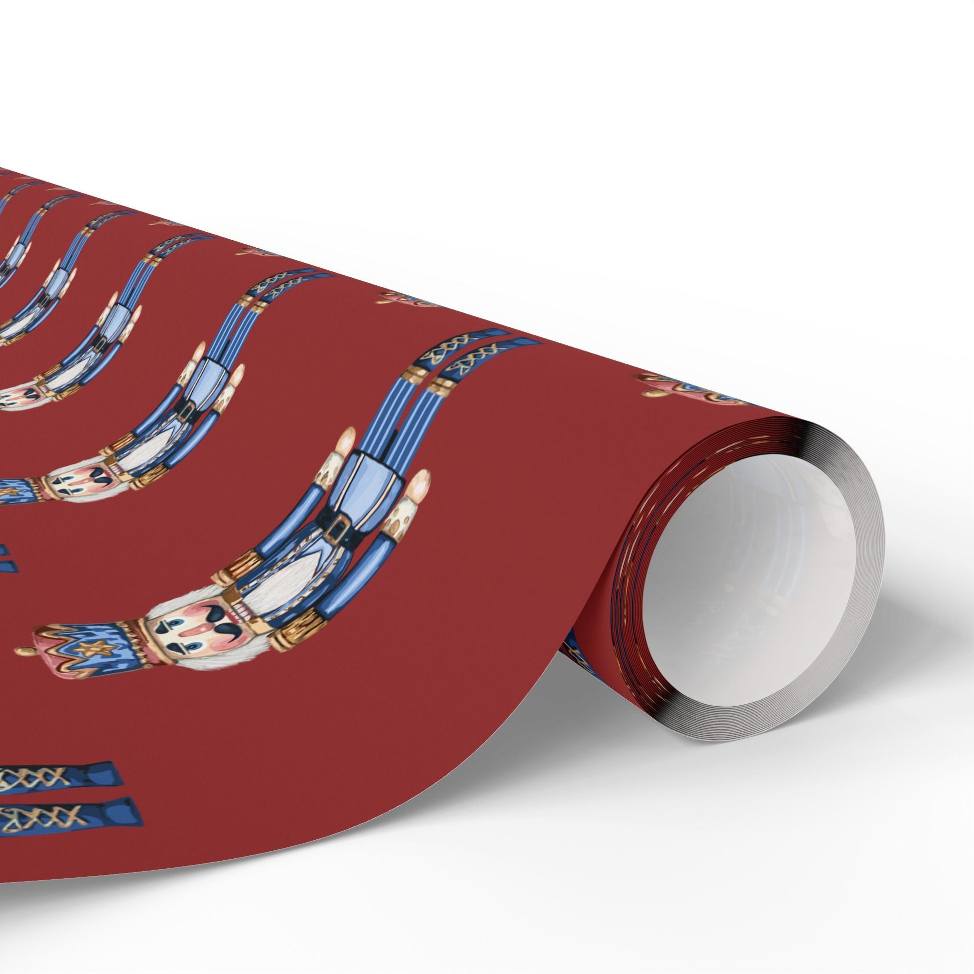 Nutcracker Wrapping Paper – Fun Gift Wrap, Christmas, - Blue Cava