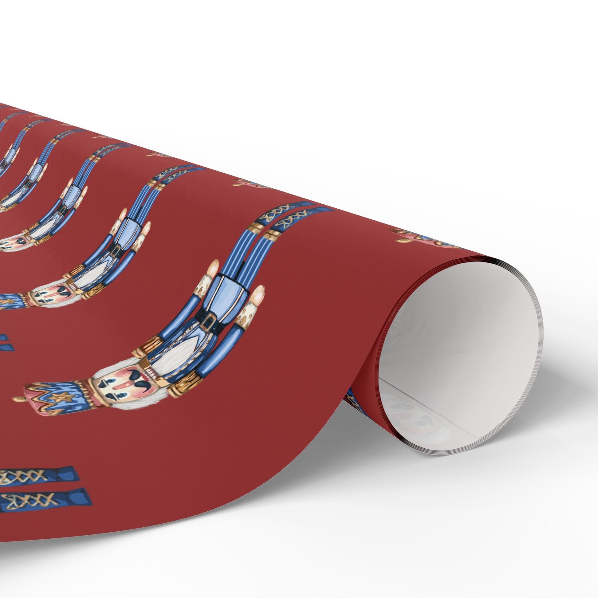 Nutcracker Wrapping Paper – Fun Gift Wrap, Christmas, - Blue Cava