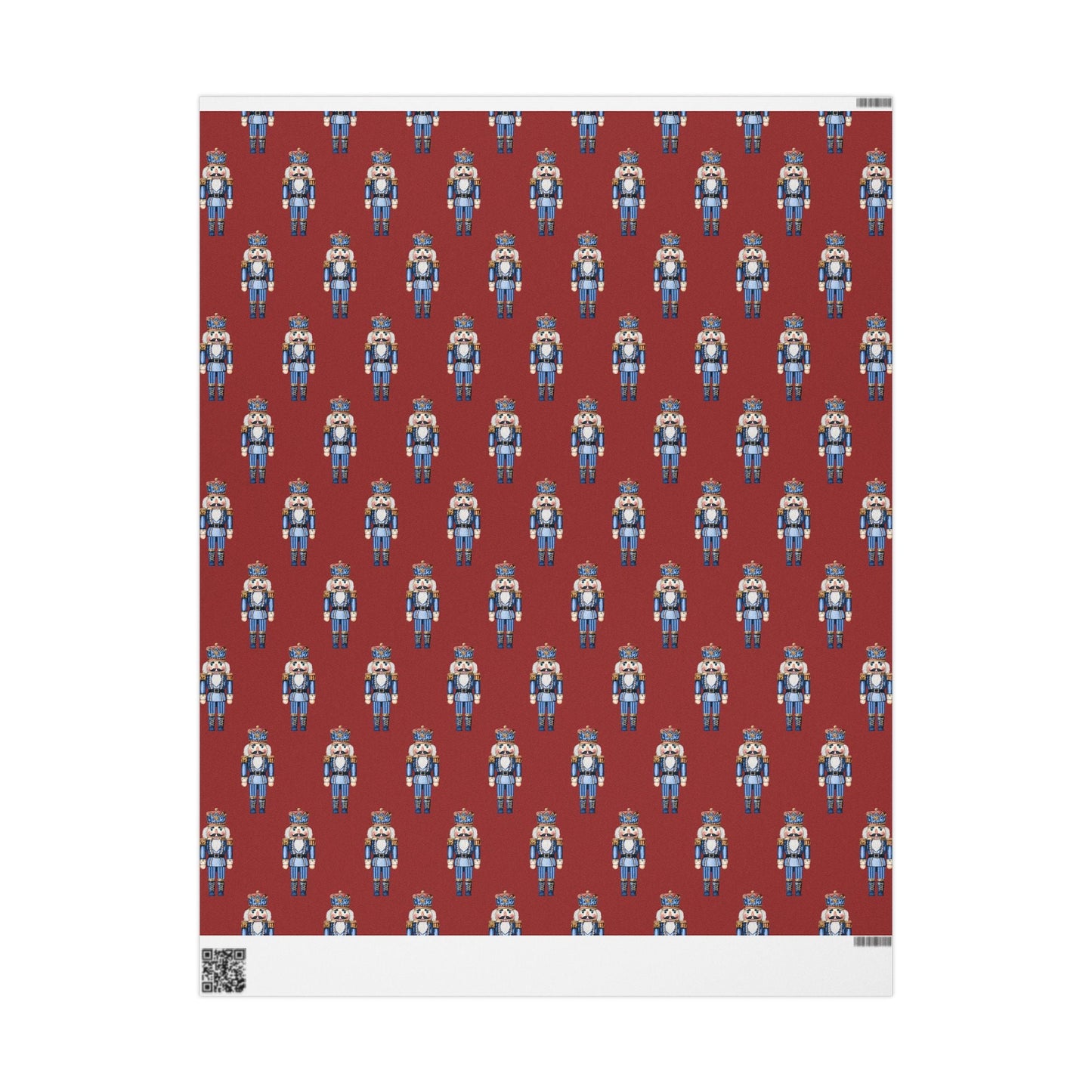 Nutcracker Wrapping Paper – Fun Gift Wrap, Christmas, - Blue Cava