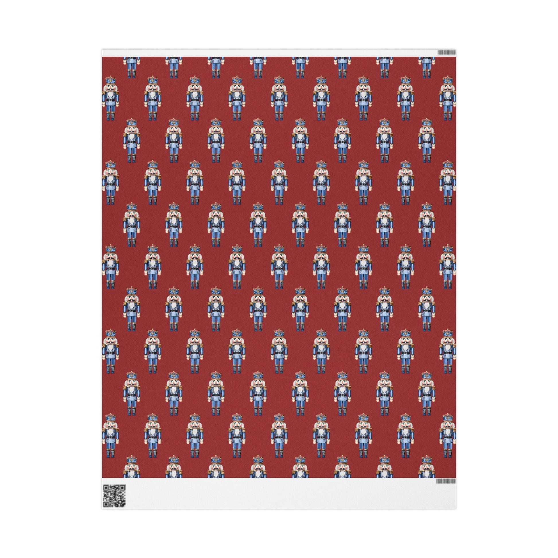 Nutcracker Wrapping Paper – Fun Gift Wrap, Christmas, - Blue Cava