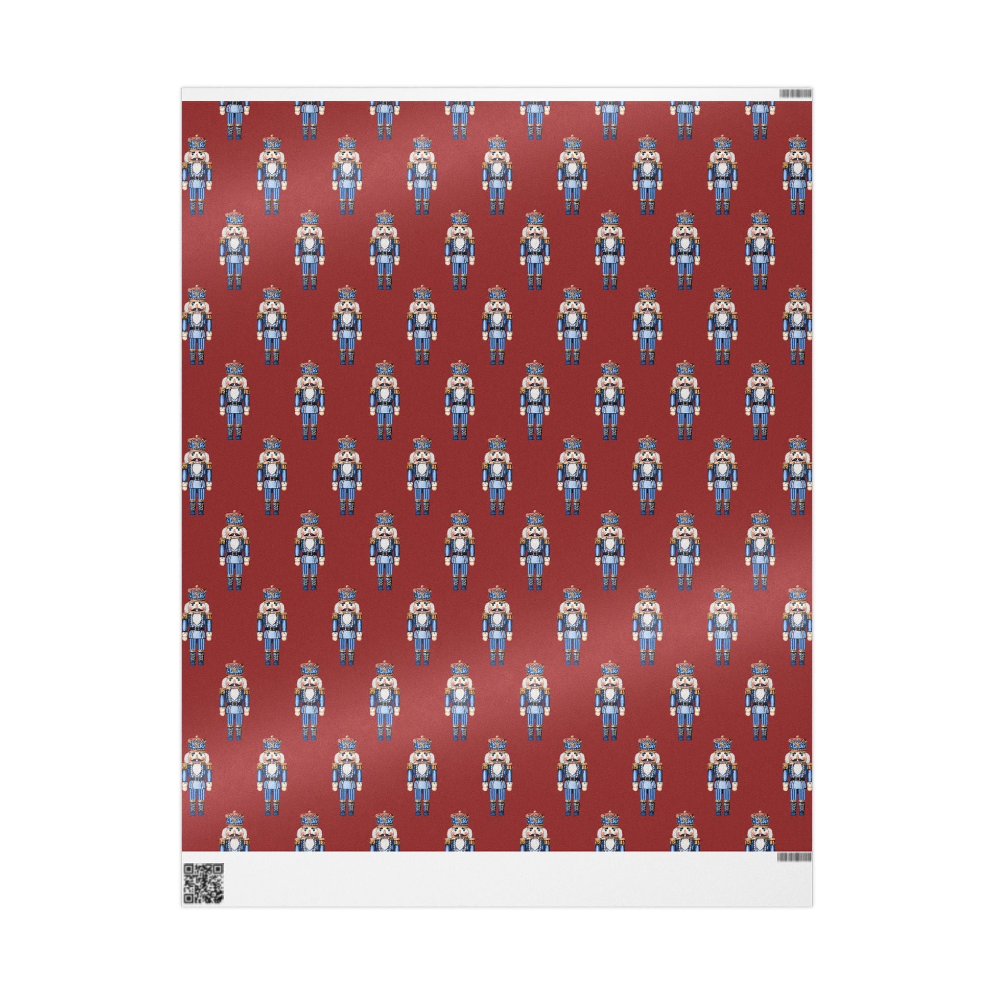 Nutcracker Wrapping Paper – Fun Gift Wrap, Christmas, - Blue Cava
