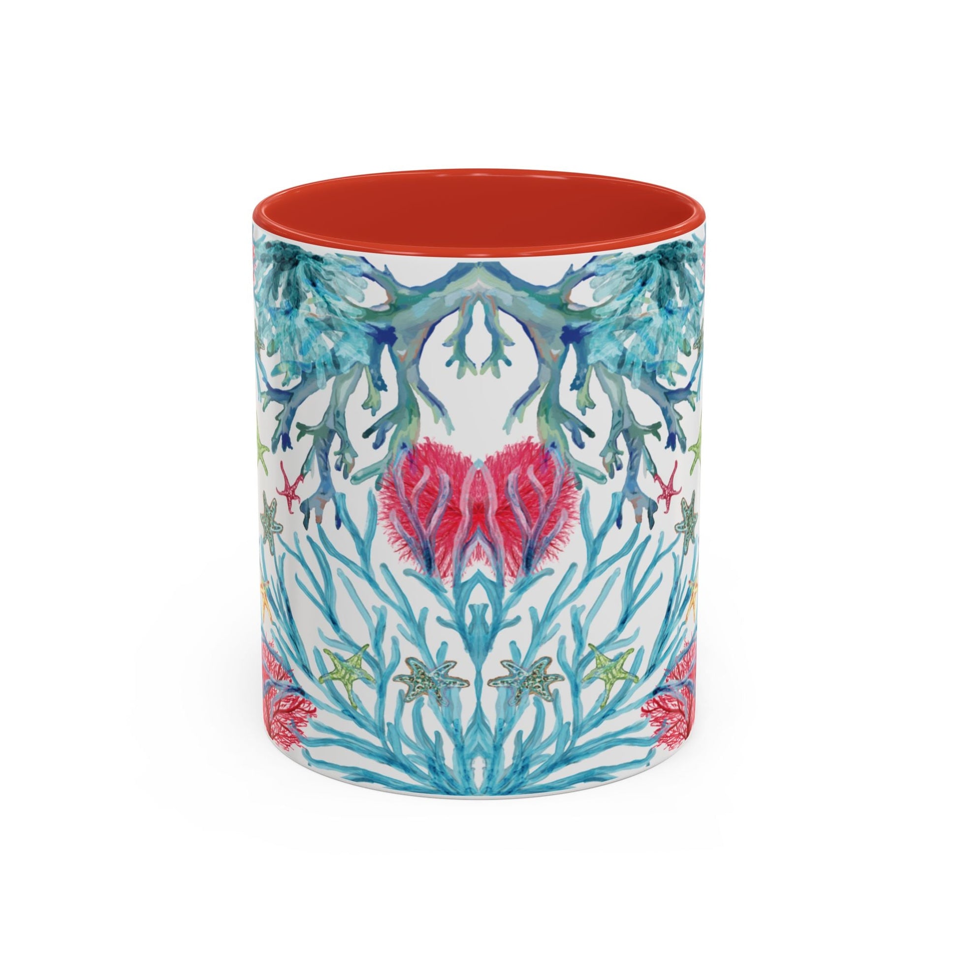 Ocean - Inspired Two Tone Ceramic Mug - 11 oz & 15 oz - Blue Cava