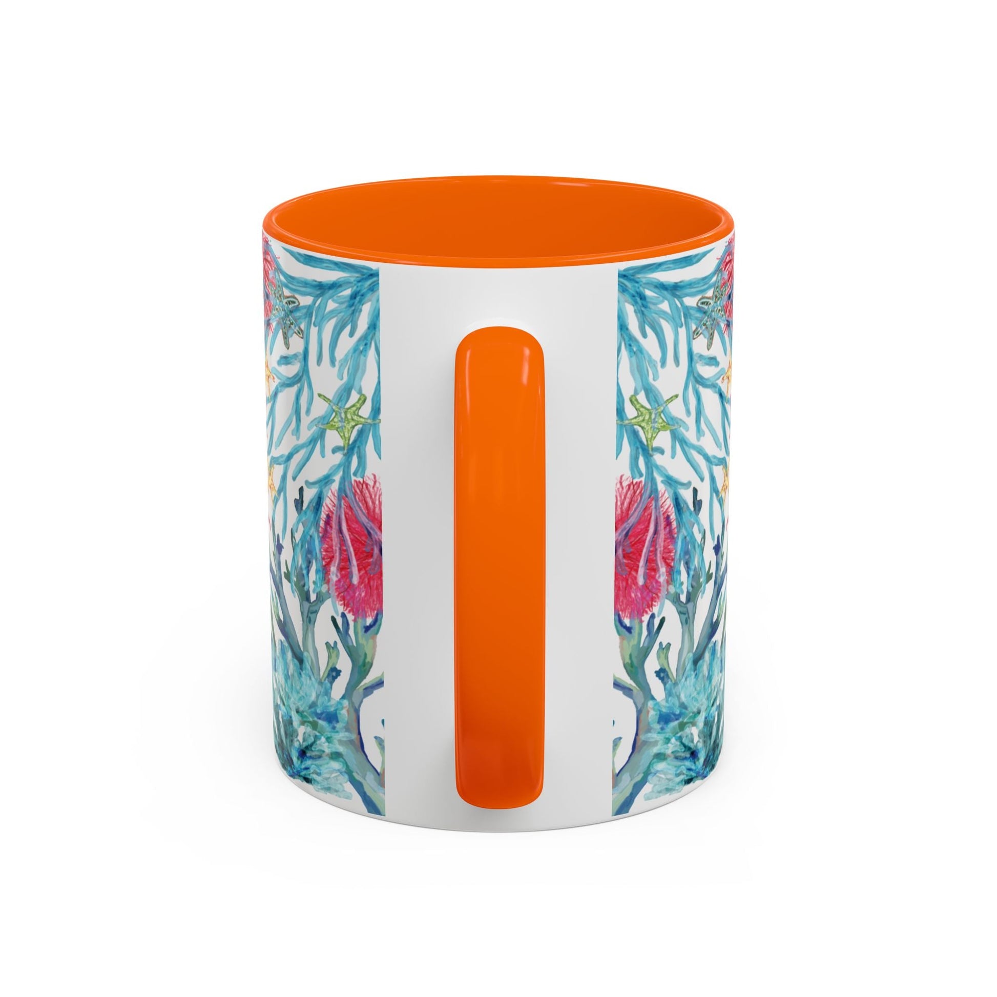 Ocean - Inspired Two Tone Ceramic Mug - 11 oz & 15 oz - Blue Cava