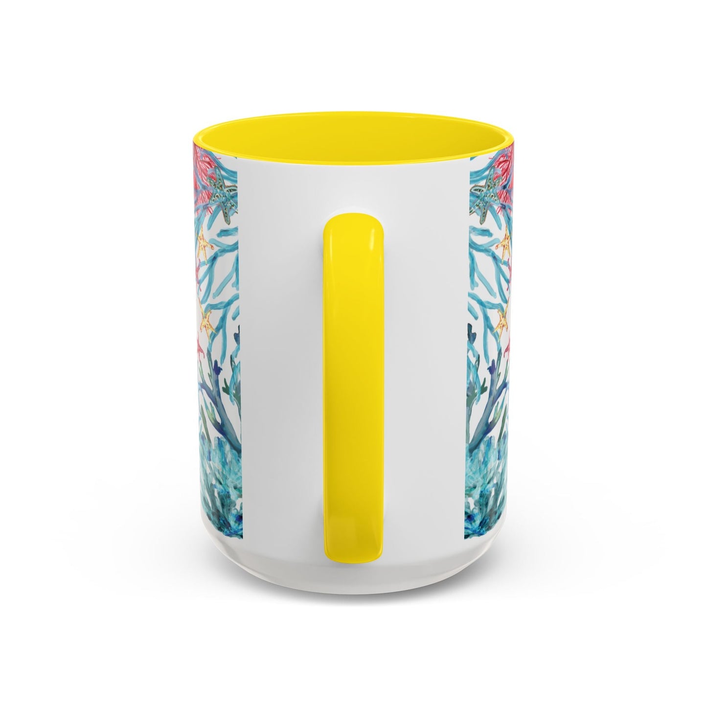 Ocean - Inspired Two Tone Ceramic Mug - 11 oz & 15 oz - Blue Cava