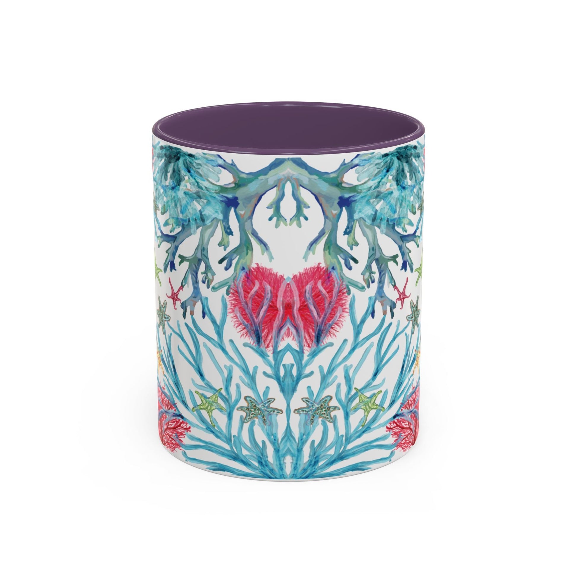 Ocean - Inspired Two Tone Ceramic Mug - 11 oz & 15 oz - Blue Cava