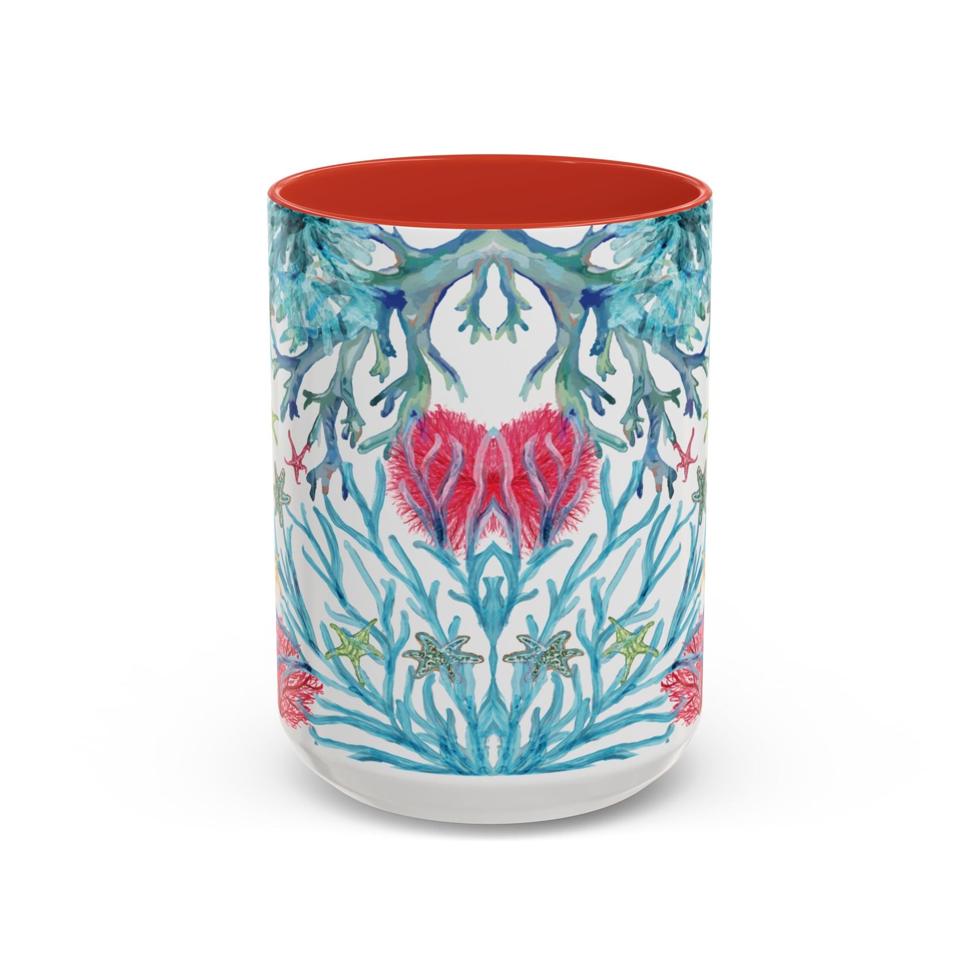 Ocean - Inspired Two Tone Ceramic Mug - 11 oz & 15 oz - Blue Cava