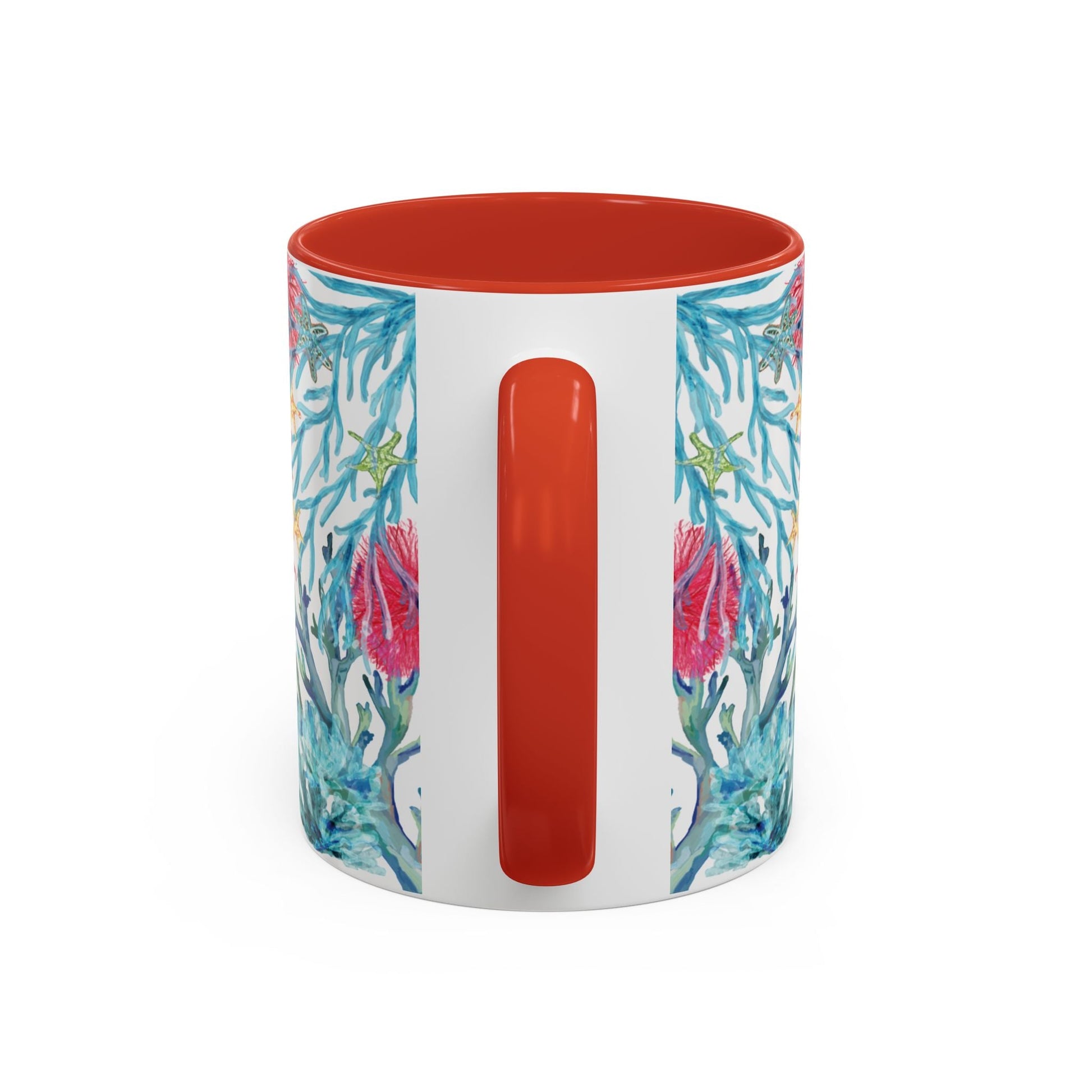 Ocean - Inspired Two Tone Ceramic Mug - 11 oz & 15 oz - Blue Cava