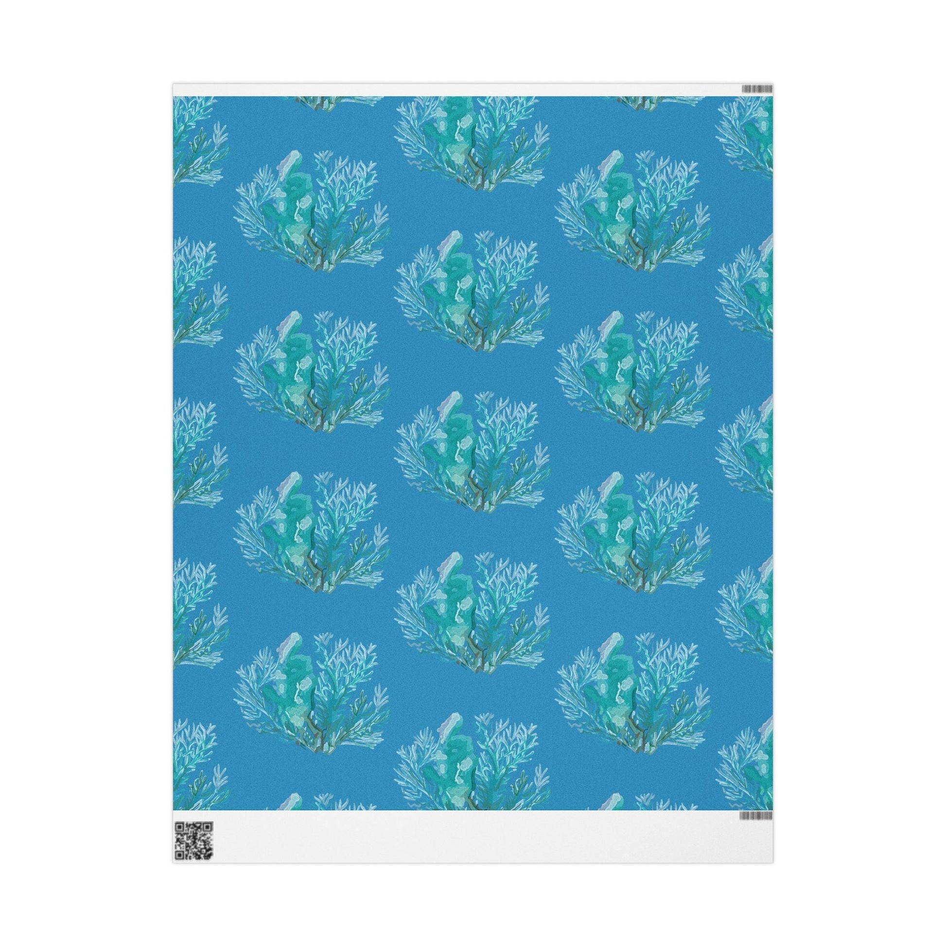 Ocean - Inspired Wrapping Paper for Eco - Friendly Gifts - Blue Cava