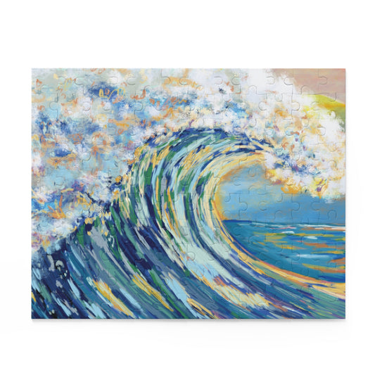 Ocean Wave Puzzles - (120, 252, 500 - Piece) - Blue Cava