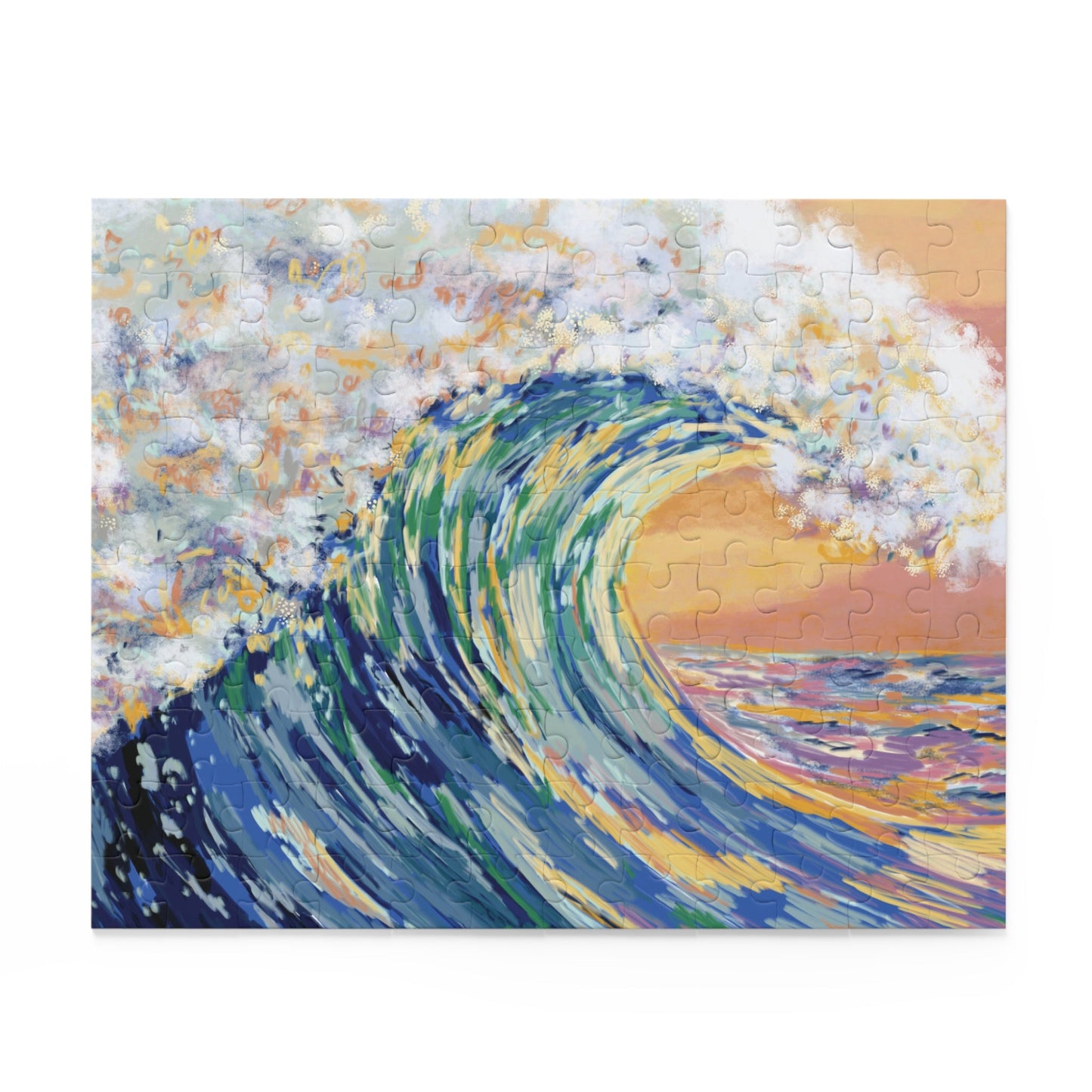 Ocean Waves Puzzles - Blue Cava