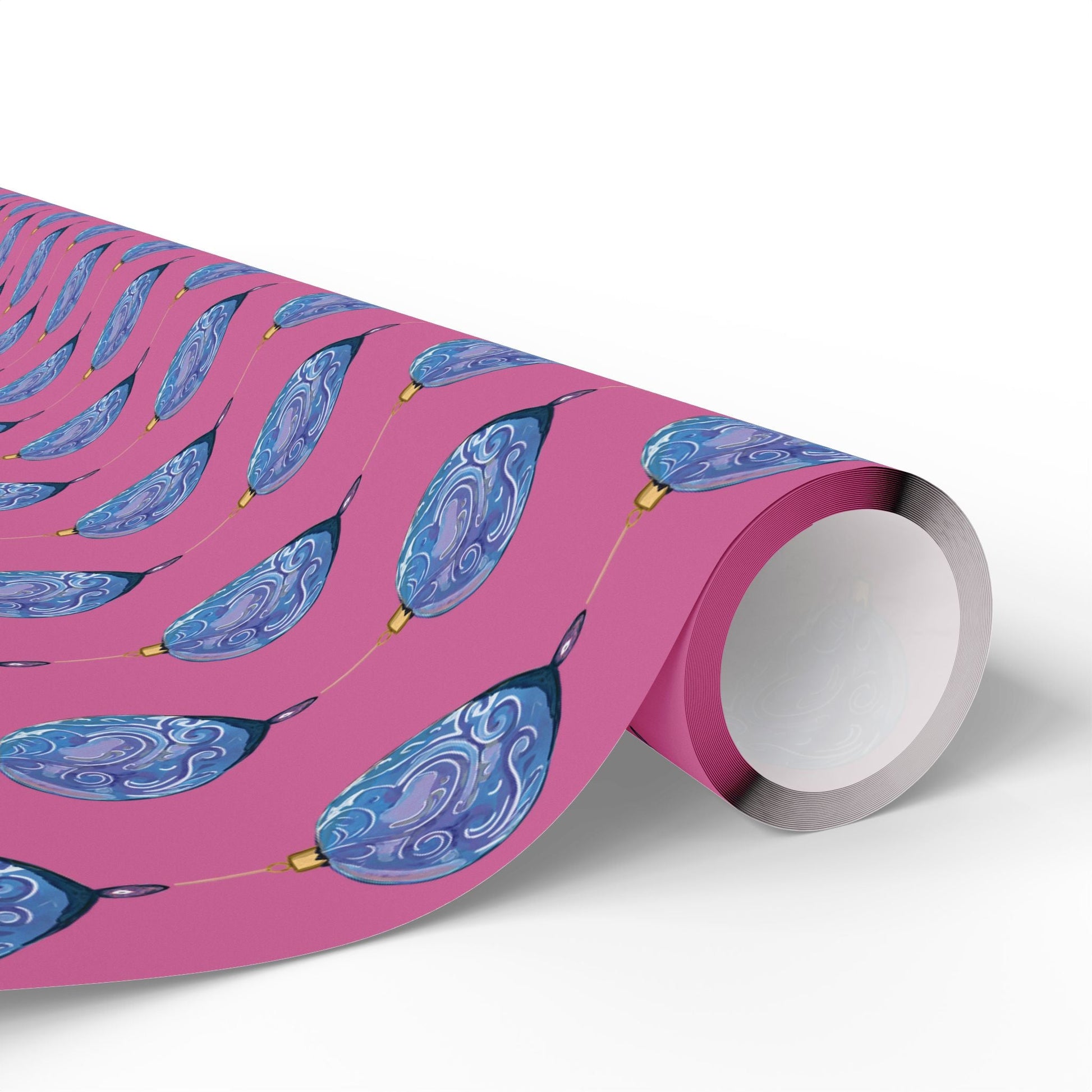 Ornamental Wrapping Papers - Blue Cava