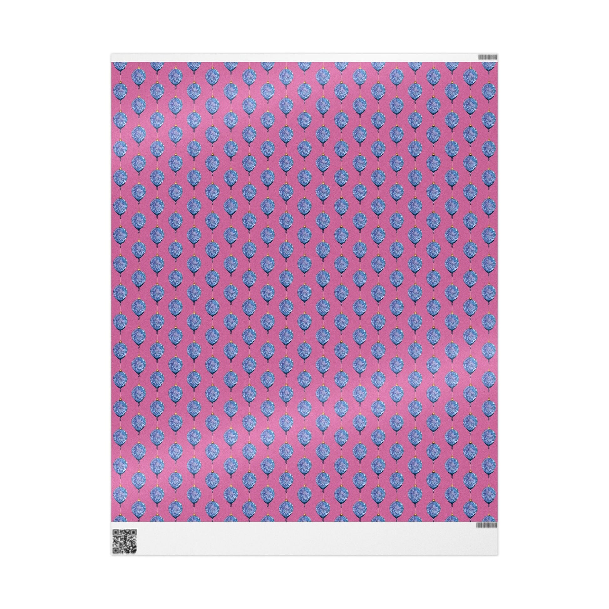 Ornamental Wrapping Papers - Blue Cava
