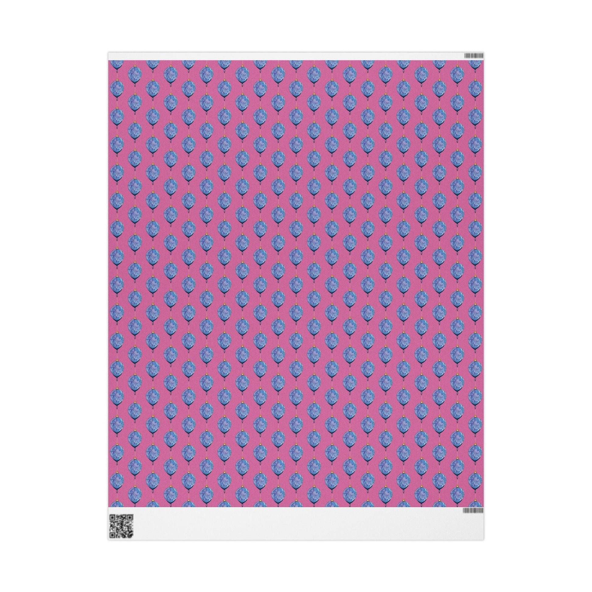 Ornamental Wrapping Papers - Blue Cava