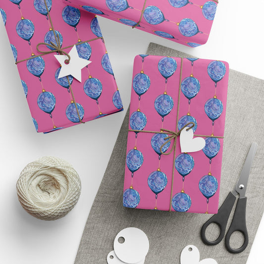 Ornamental Wrapping Papers - Blue Cava