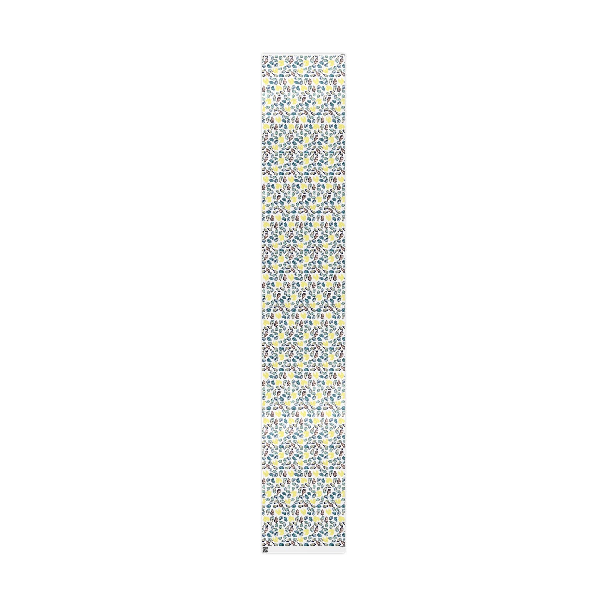 Oyster - Inspired Wrapping Paper | Eco - Friendly Gift Wrap - Blue Cava