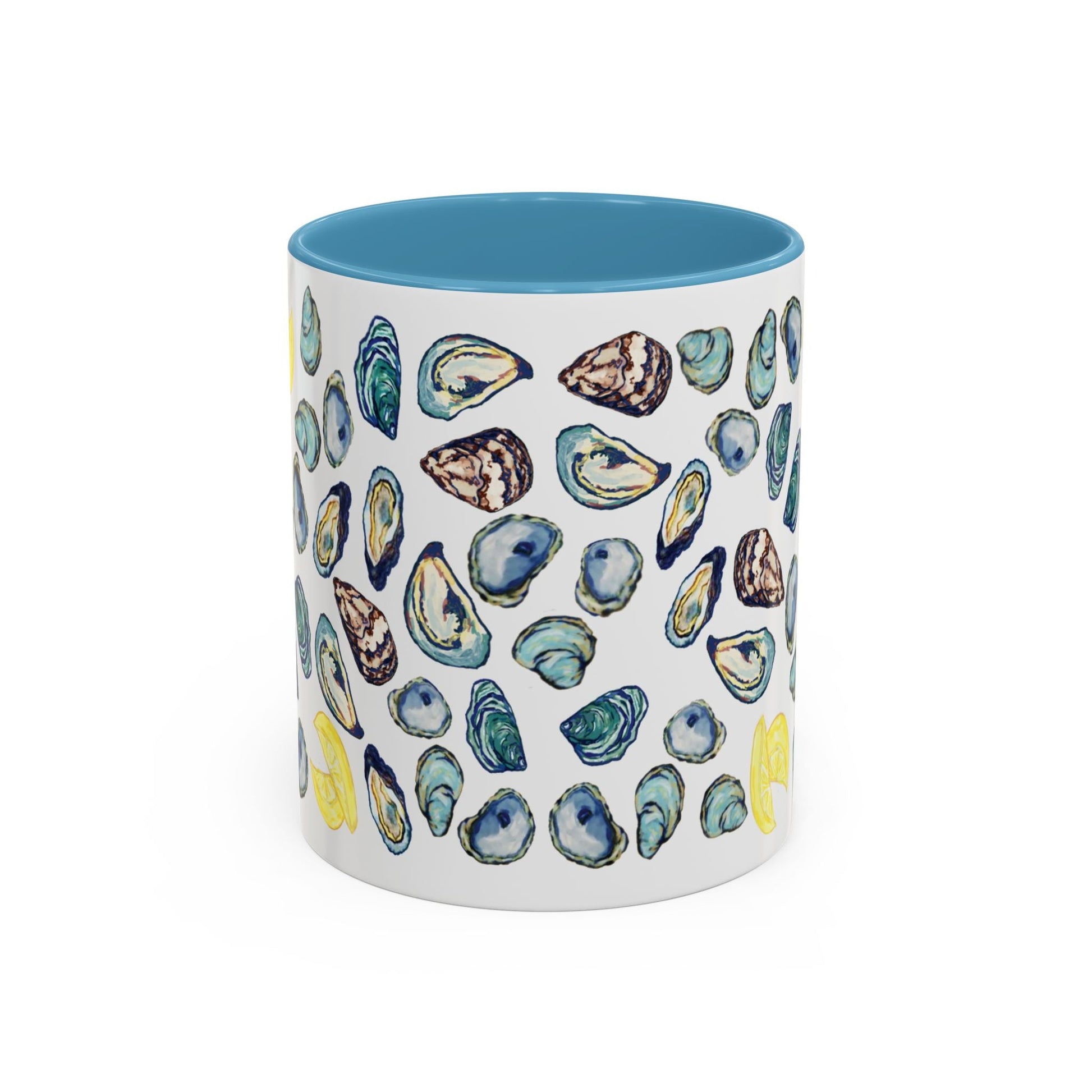 Oyster Two Tone Coffee Mug (11oz & 15oz) - Blue Cava
