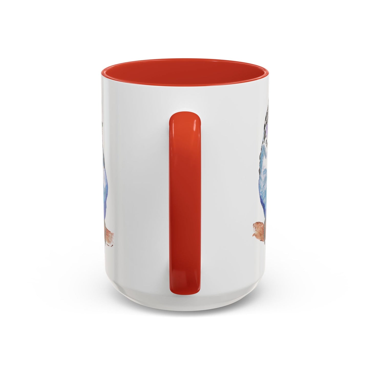 Parakeet Two Tone Coffee Mug (11oz & 15oz) - Blue Cava