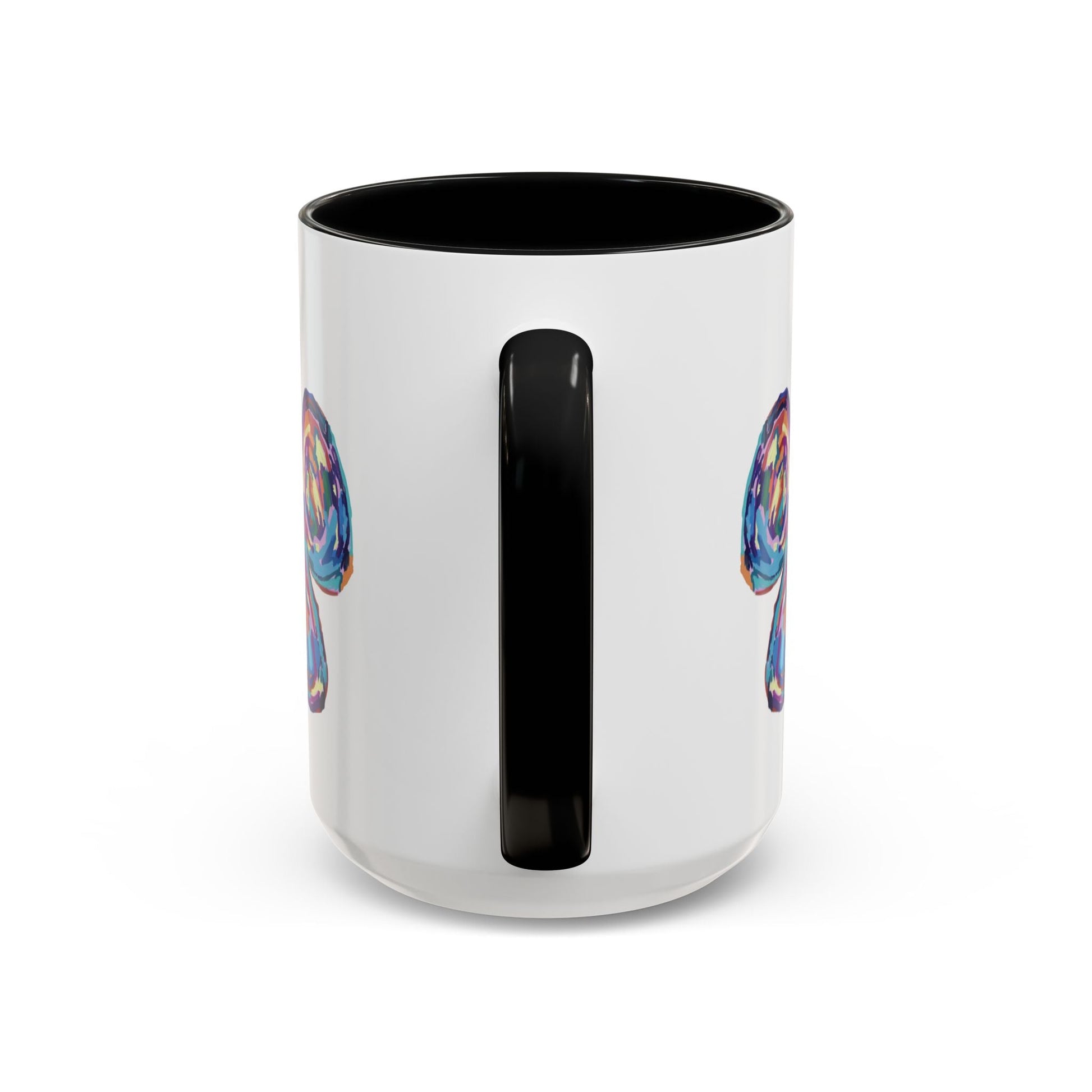 Paw Print Accent Coffee Mug (11oz & 15oz) - Blue Cava