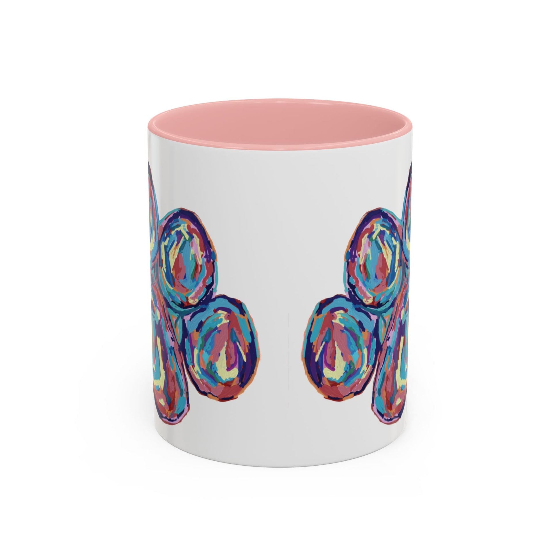 Paw Print Accent Coffee Mug (11oz & 15oz) - Blue Cava