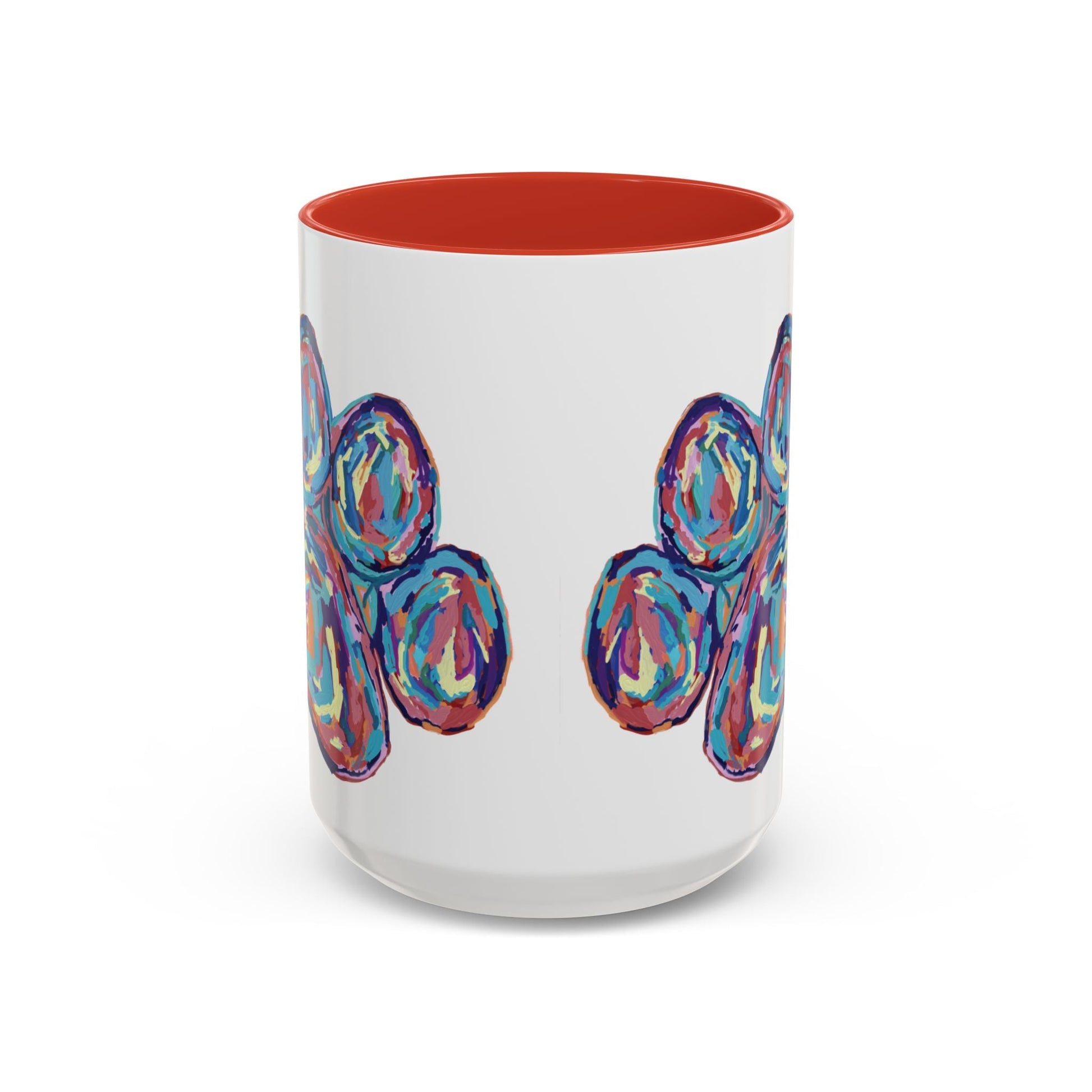 Paw Print Accent Coffee Mug (11oz & 15oz) - Blue Cava