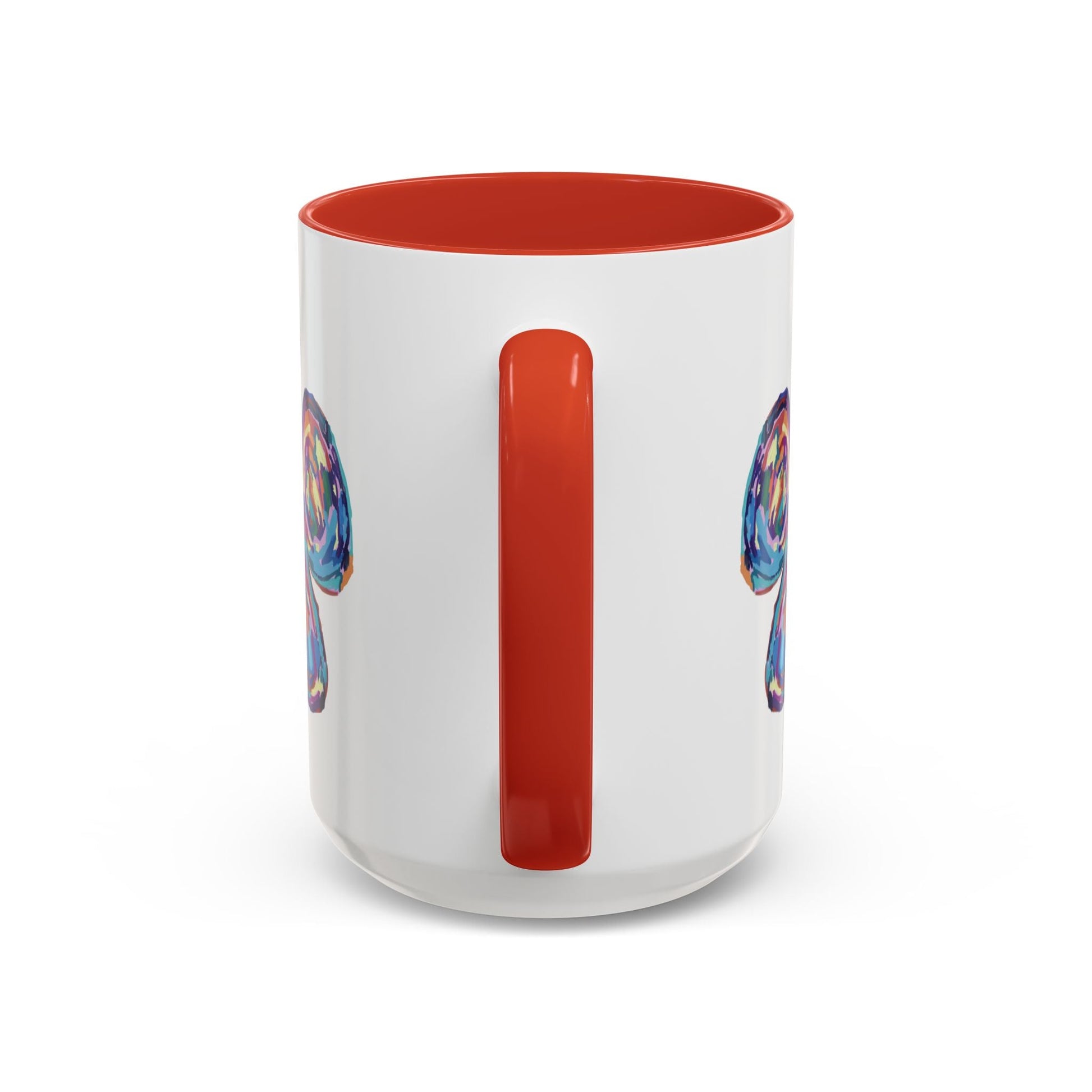 Paw Print Accent Coffee Mug (11oz & 15oz) - Blue Cava
