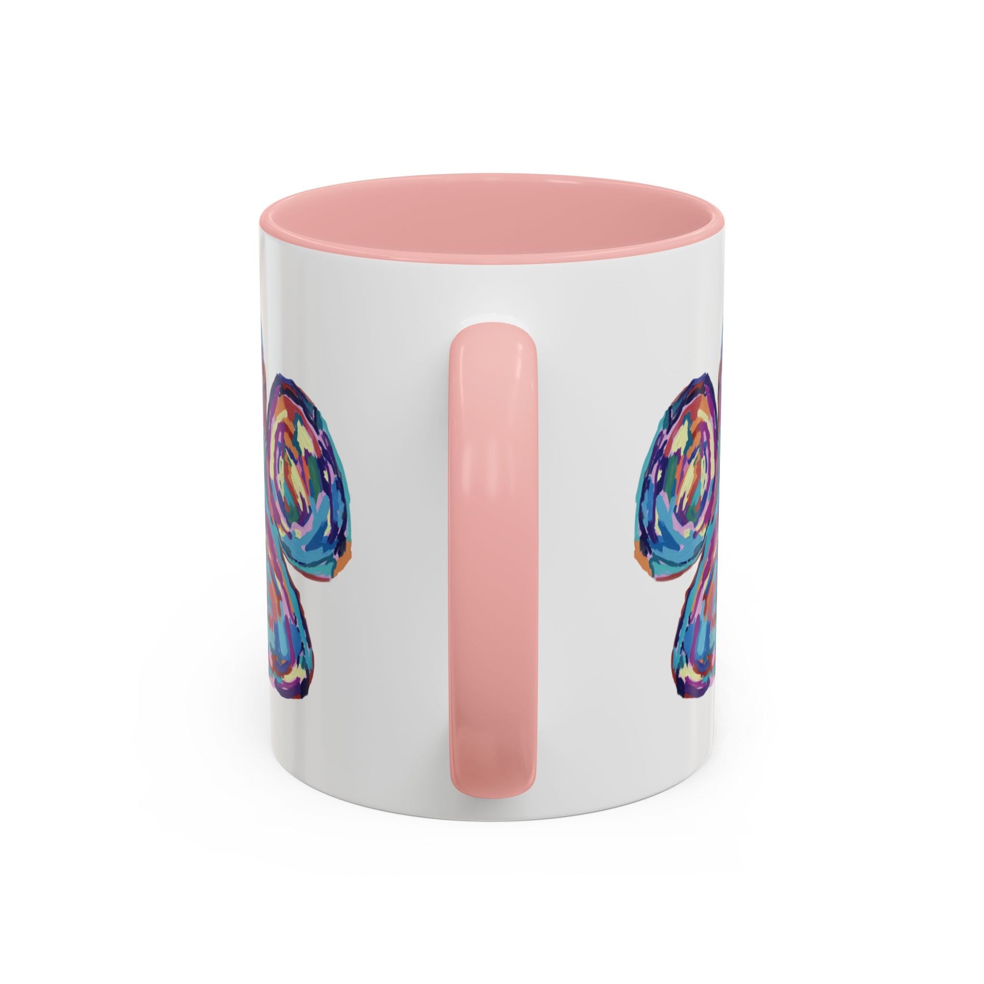 Paw Print Accent Coffee Mug (11oz & 15oz) - Blue Cava