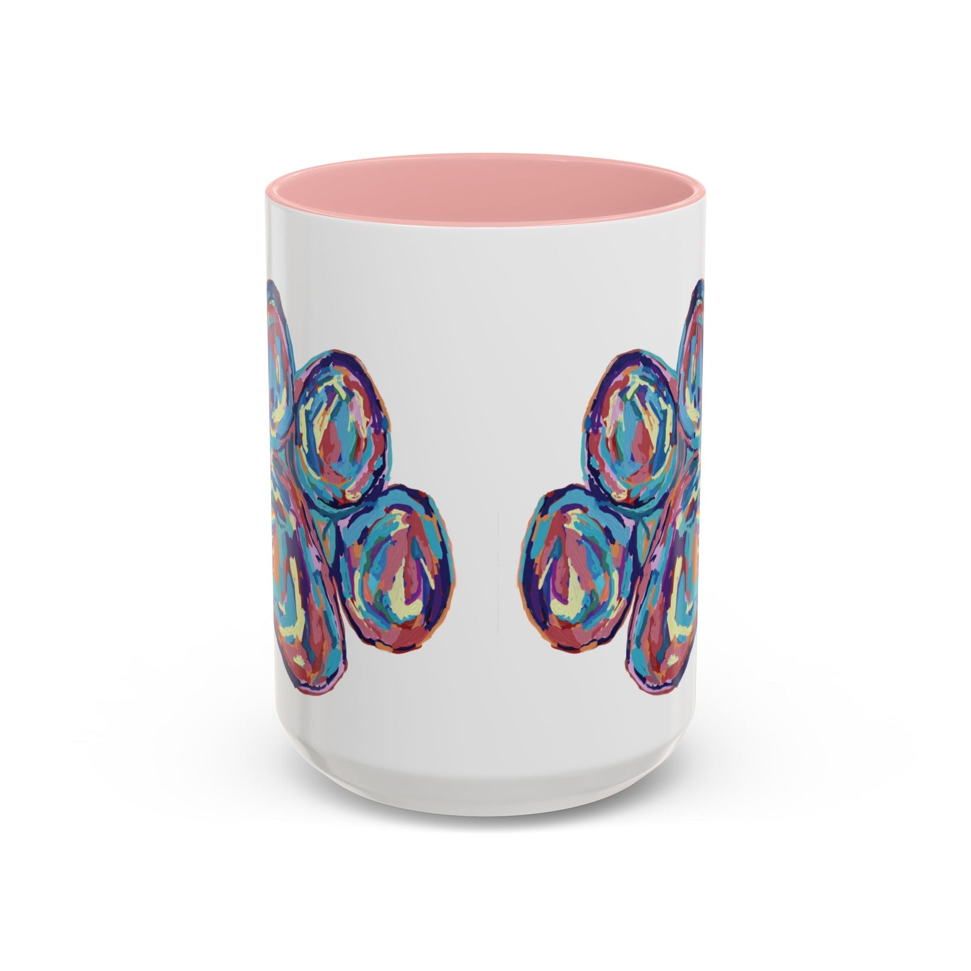 Paw Print Accent Coffee Mug (11oz & 15oz) - Blue Cava