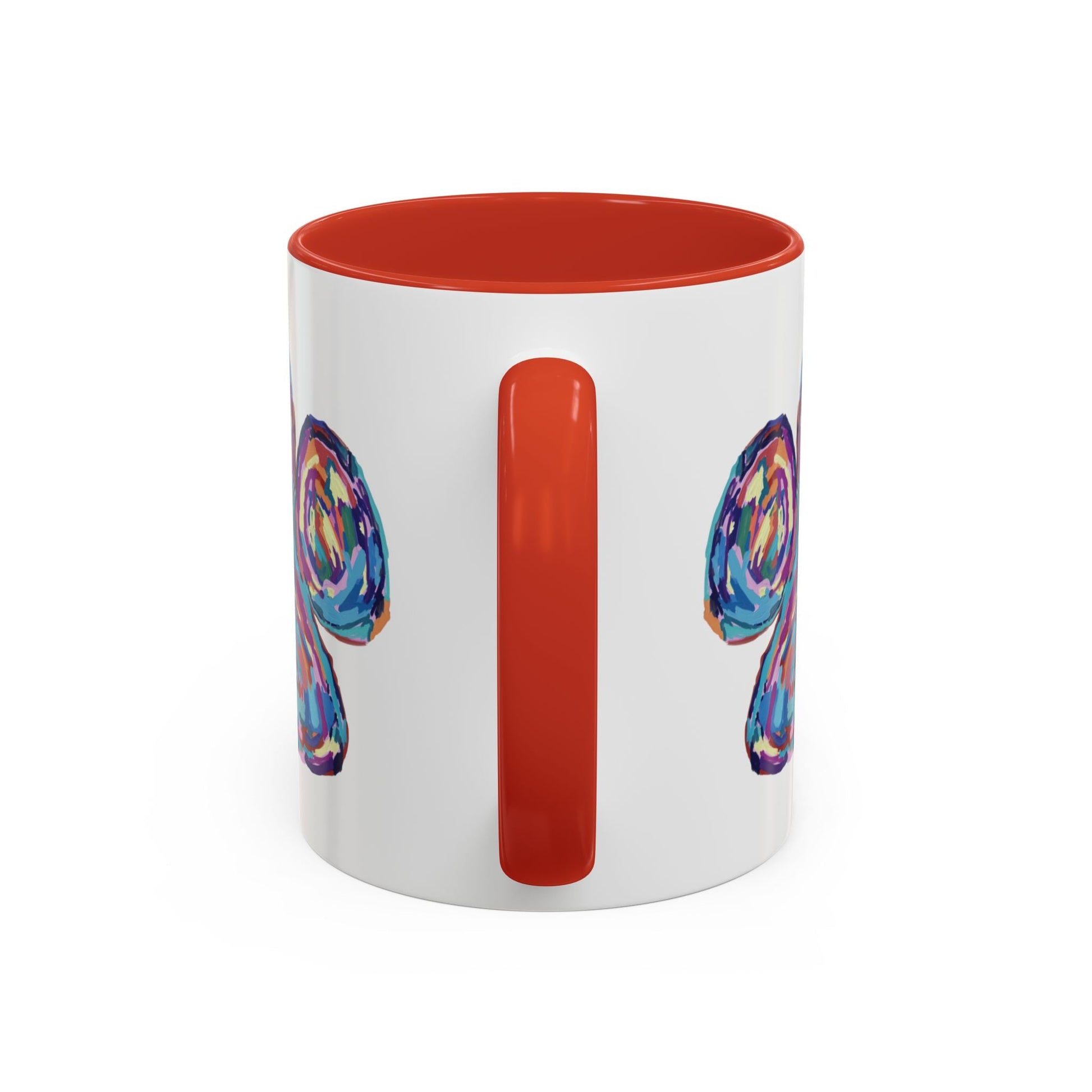 Paw Print Accent Coffee Mug (11oz & 15oz) - Blue Cava