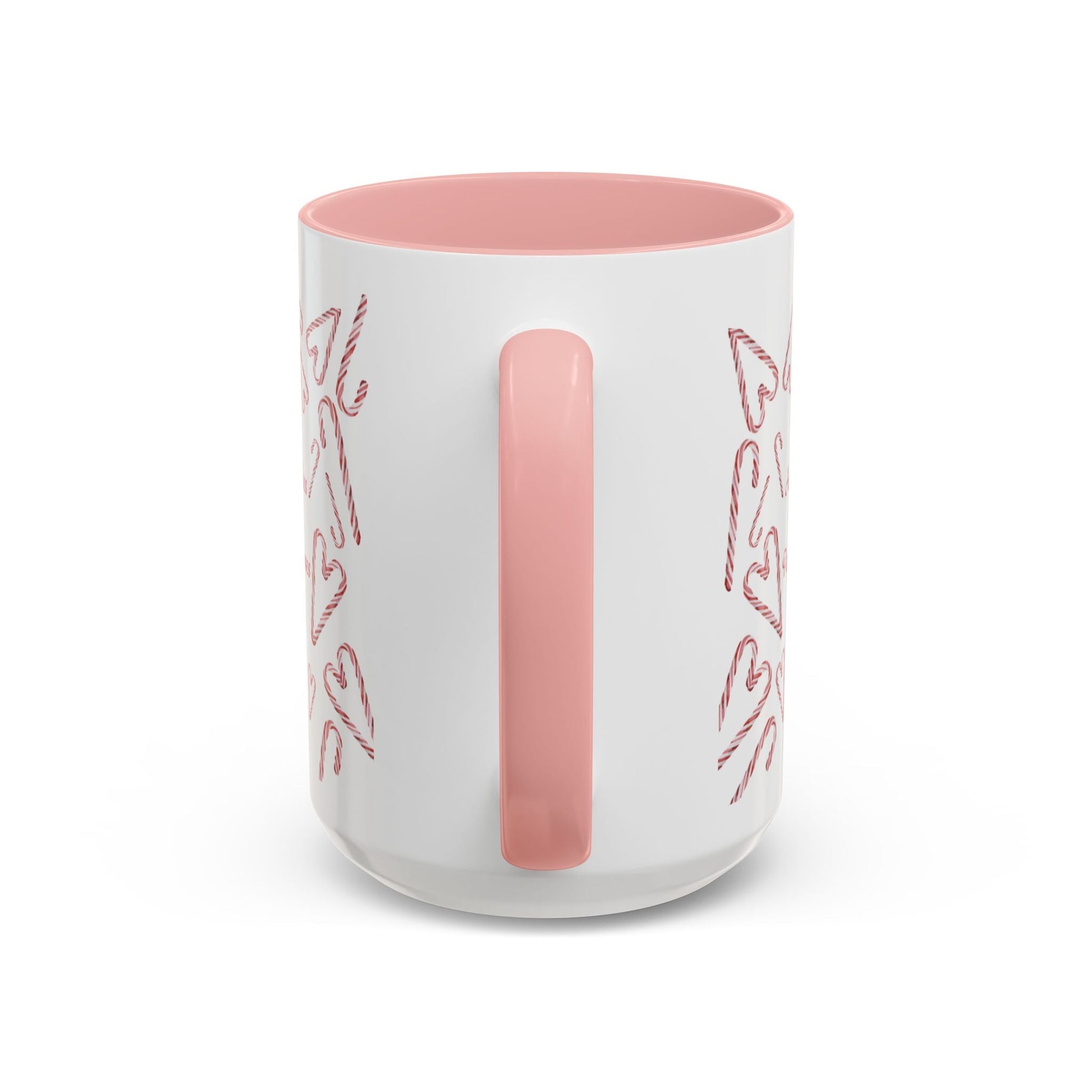 Peppermint Kisses Accent Coffee Mug (11oz & 15oz) - Blue Cava