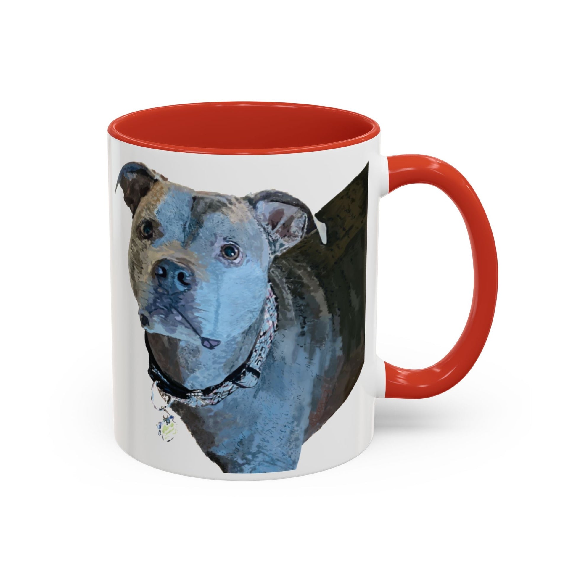 Pitt Bull “Diesel” Two Tone Ceramic Mug - 11 oz & 15 oz - Blue Cava