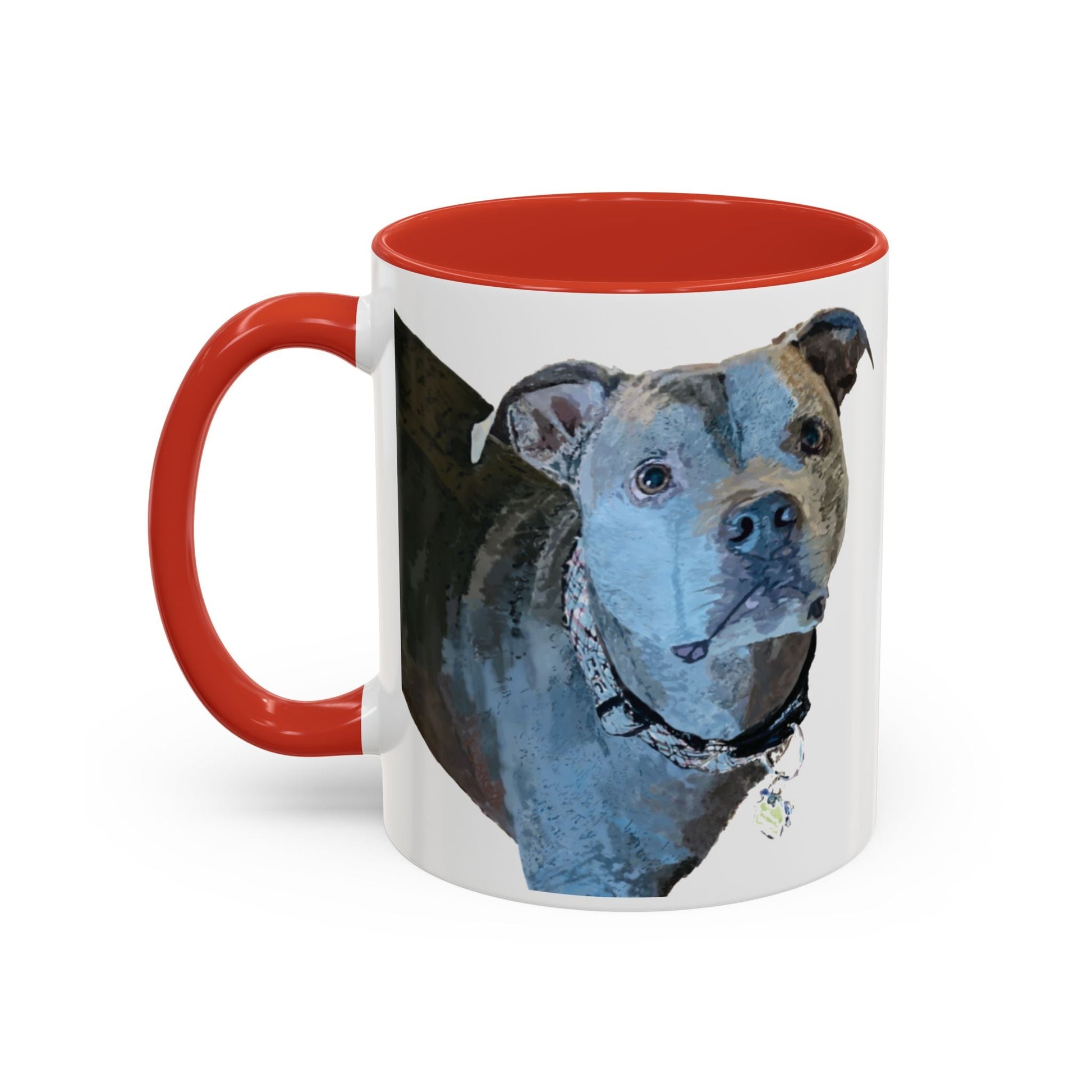 Pitt Bull “Diesel” Two Tone Ceramic Mug - 11 oz & 15 oz - Blue Cava