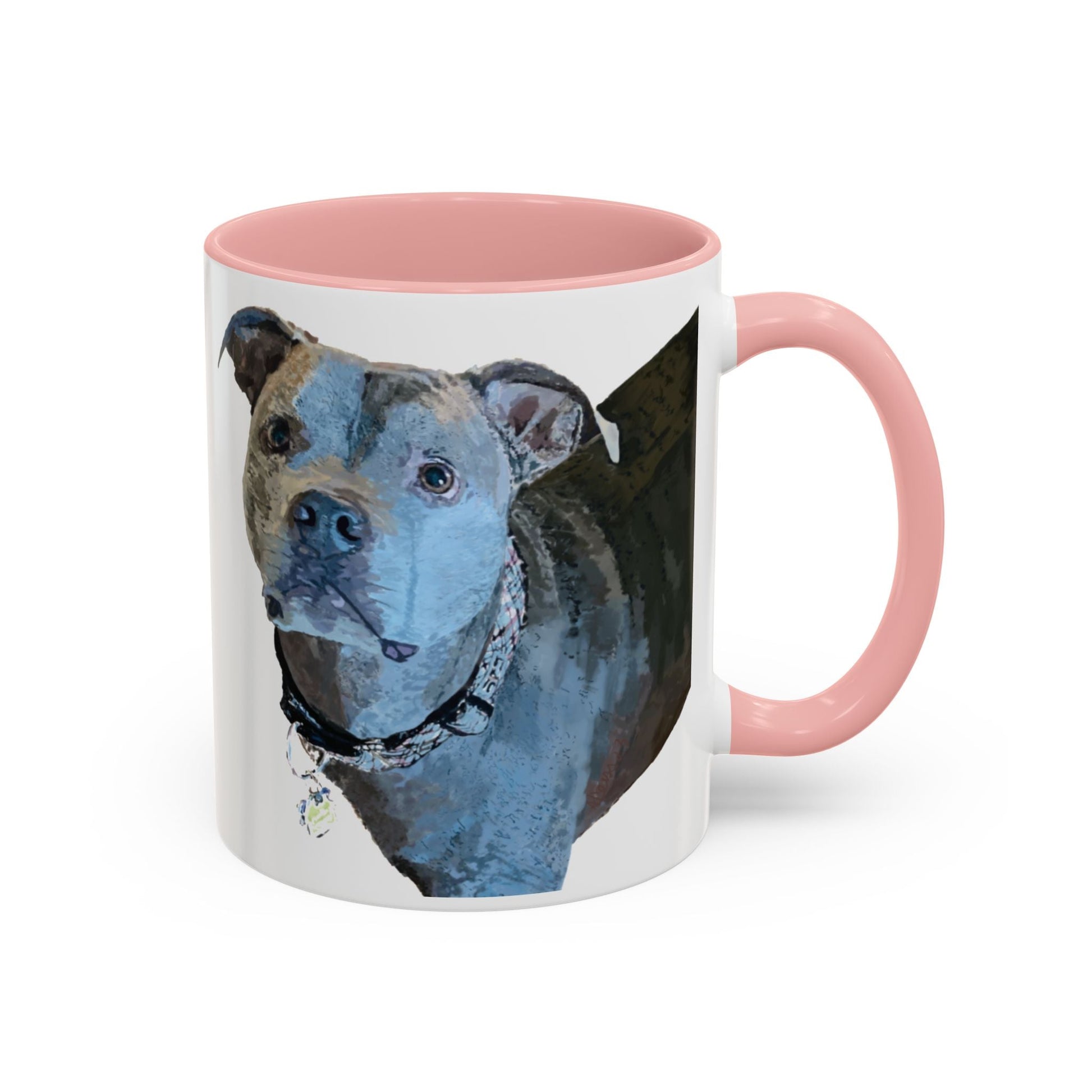Pitt Bull “Diesel” Two Tone Ceramic Mug - 11 oz & 15 oz - Blue Cava
