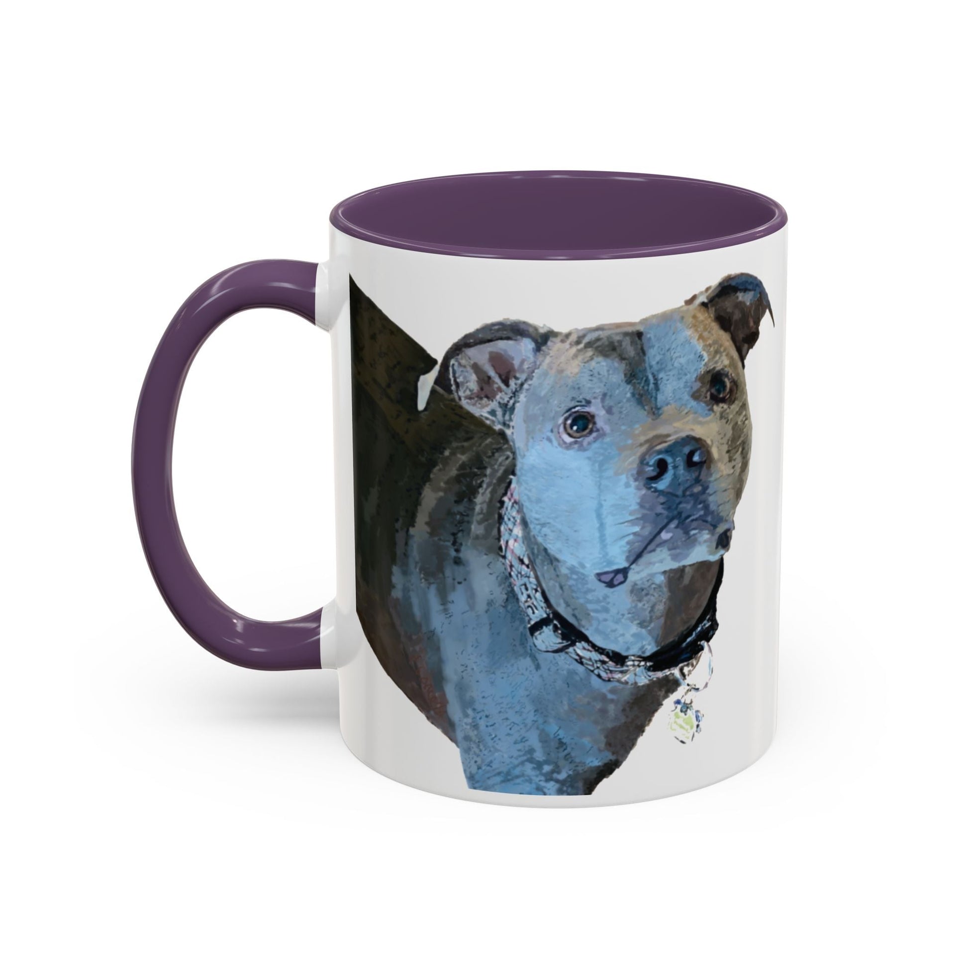 Pitt Bull “Diesel” Two Tone Ceramic Mug - 11 oz & 15 oz - Blue Cava